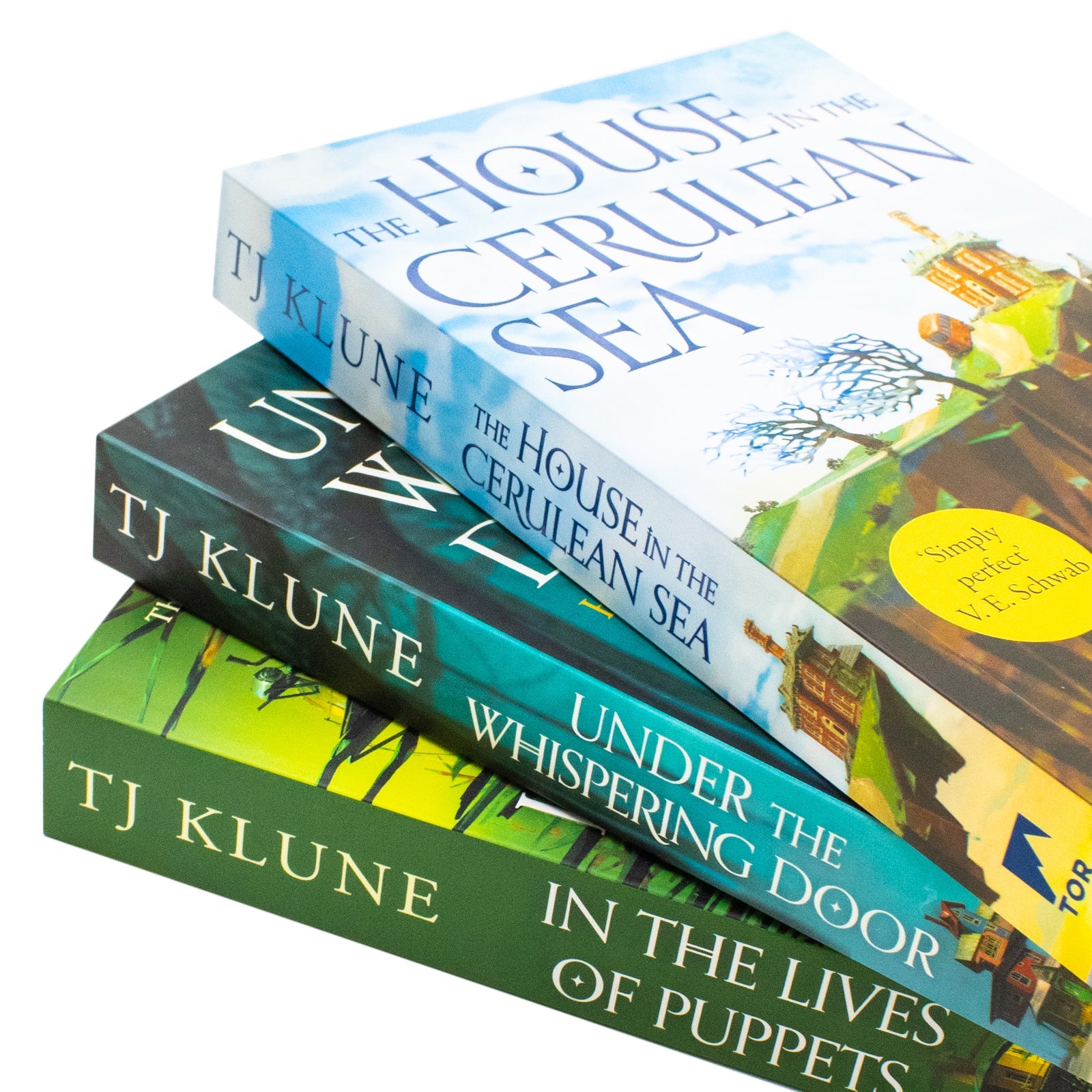 TJ Klune 3 Books Collection Set (In the Lives of Puppets, Under the Whispering Door, House in the Cerulean Sea)