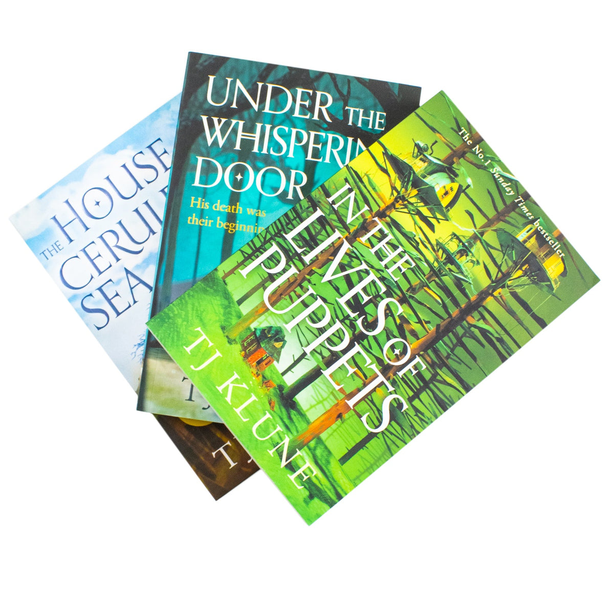 TJ Klune 3 Books Collection Set (In the Lives of Puppets, Under the Whispering Door, House in the Cerulean Sea)