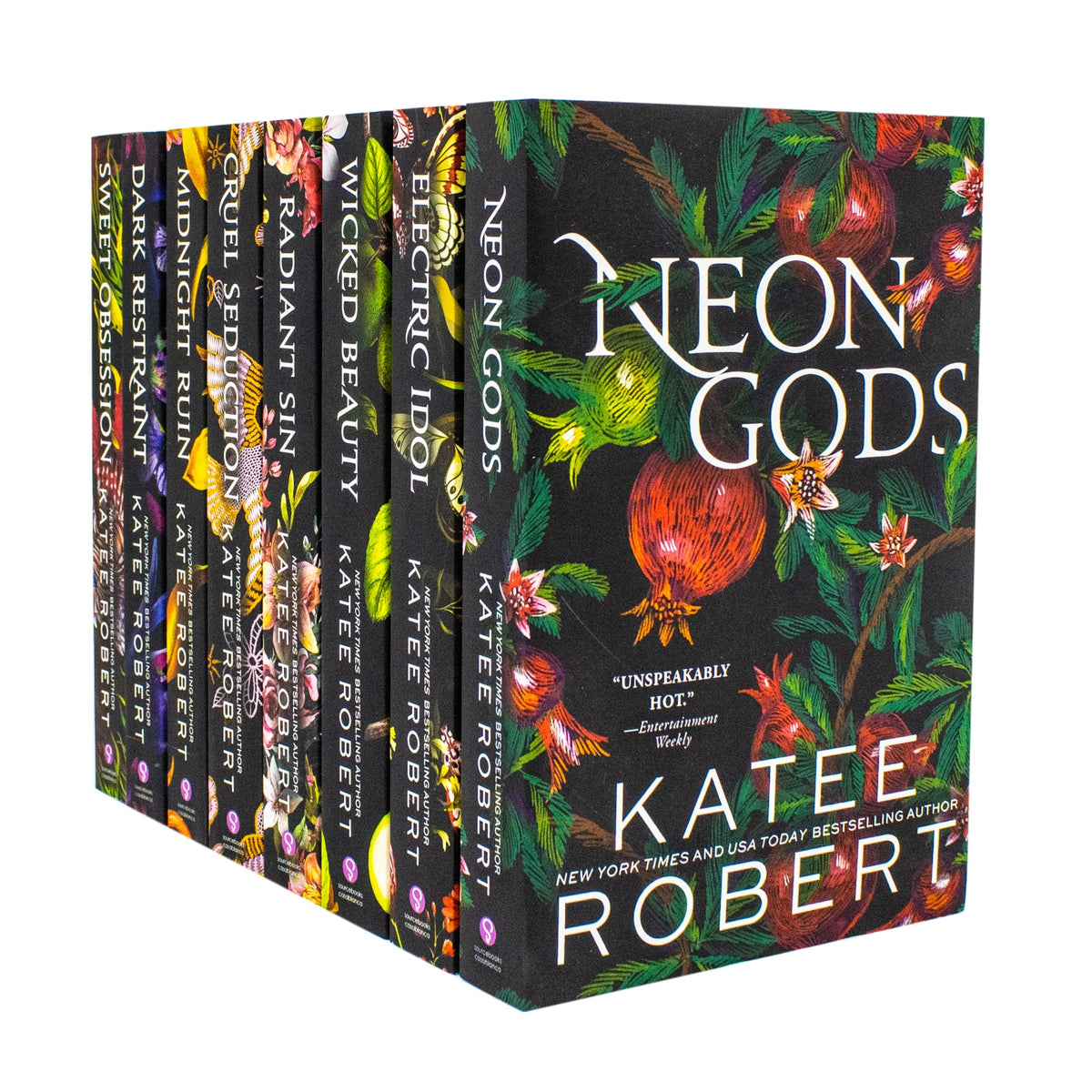Dark Olympus Series By Katee Robert 8 Books Collection Set: Book 1-8 (Neon Gods, Electric Idol, Wicked Beauty, Radiant Sin, Cruel Seduction, Midnight Ruin, Dark Restraint, Sweet Obsession)