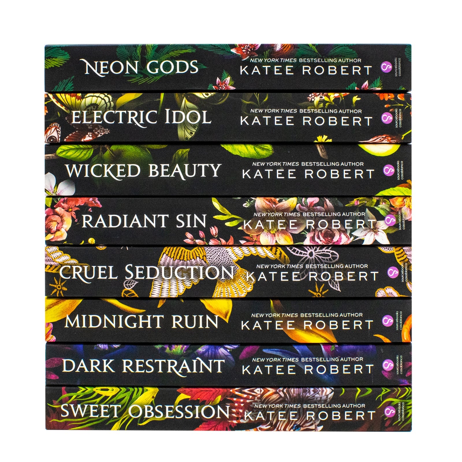 Dark Olympus Series By Katee Robert 8 Books Collection Set: Book 1-8 (Neon Gods, Electric Idol, Wicked Beauty, Radiant Sin, Cruel Seduction, Midnight Ruin, Dark Restraint, Sweet Obsession)