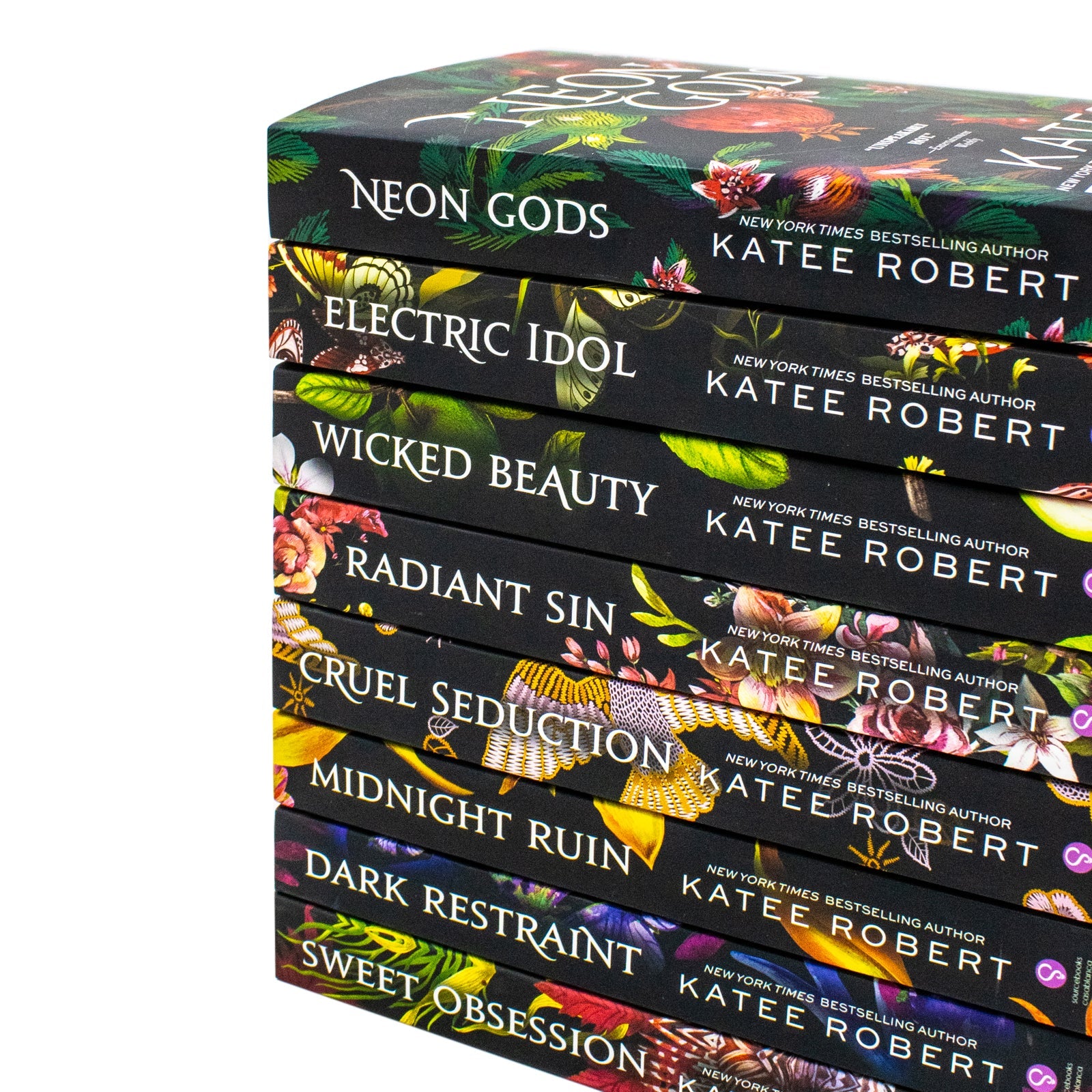 Dark Olympus Series By Katee Robert 8 Books Collection Set: Book 1-8 (Neon Gods, Electric Idol, Wicked Beauty, Radiant Sin, Cruel Seduction, Midnight Ruin, Dark Restraint, Sweet Obsession)