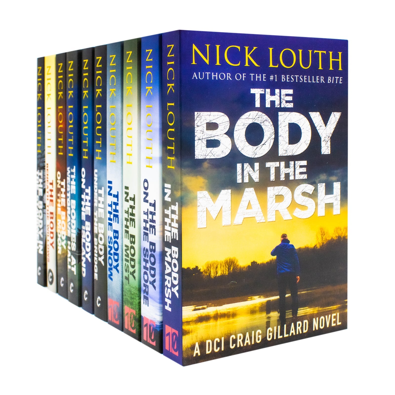 DCI Craig Gillard Crime Thrillers Series 10 Books Collection Set by Nick Louth (Books 1-10)