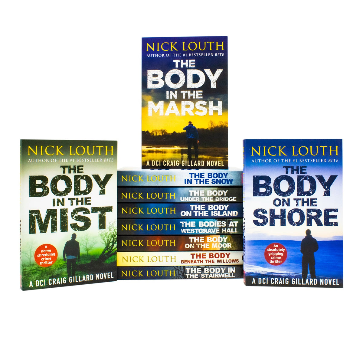 DCI Craig Gillard Crime Thrillers Series 10 Books Collection Set by Nick Louth (Books 1-10)