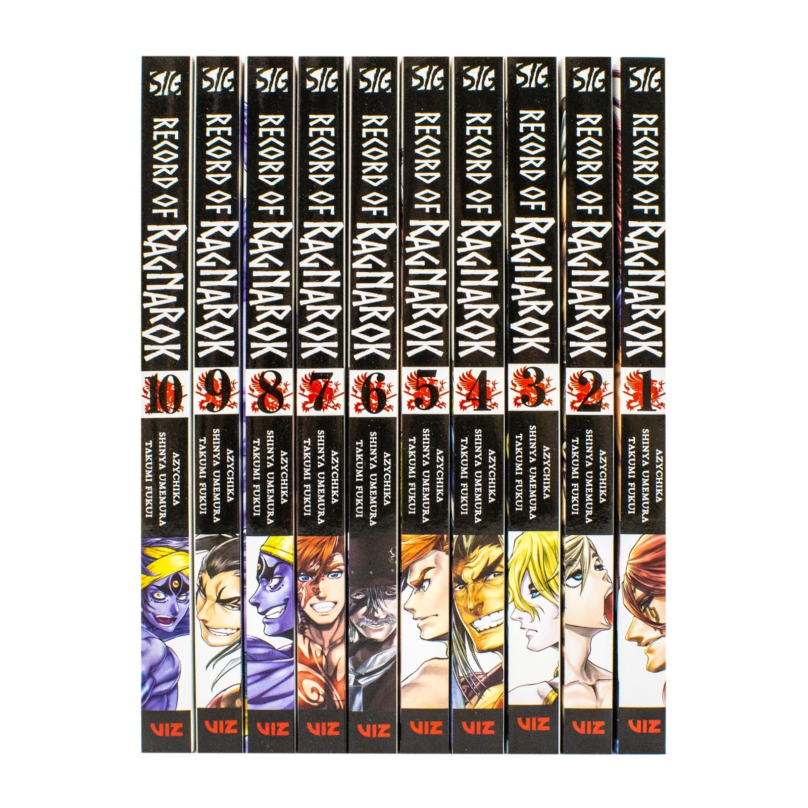 Record of Ragnarok Manga Series Collection Set Vol. 1-10 by Shinya Umemura | Paperback