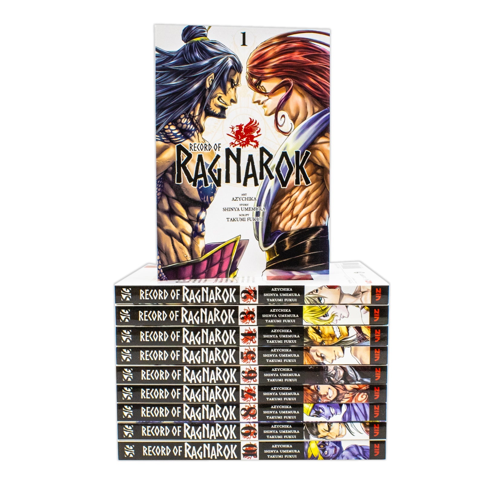 Record of Ragnarok Manga Series Collection Set Vol. 1-10 by Shinya Umemura | Paperback