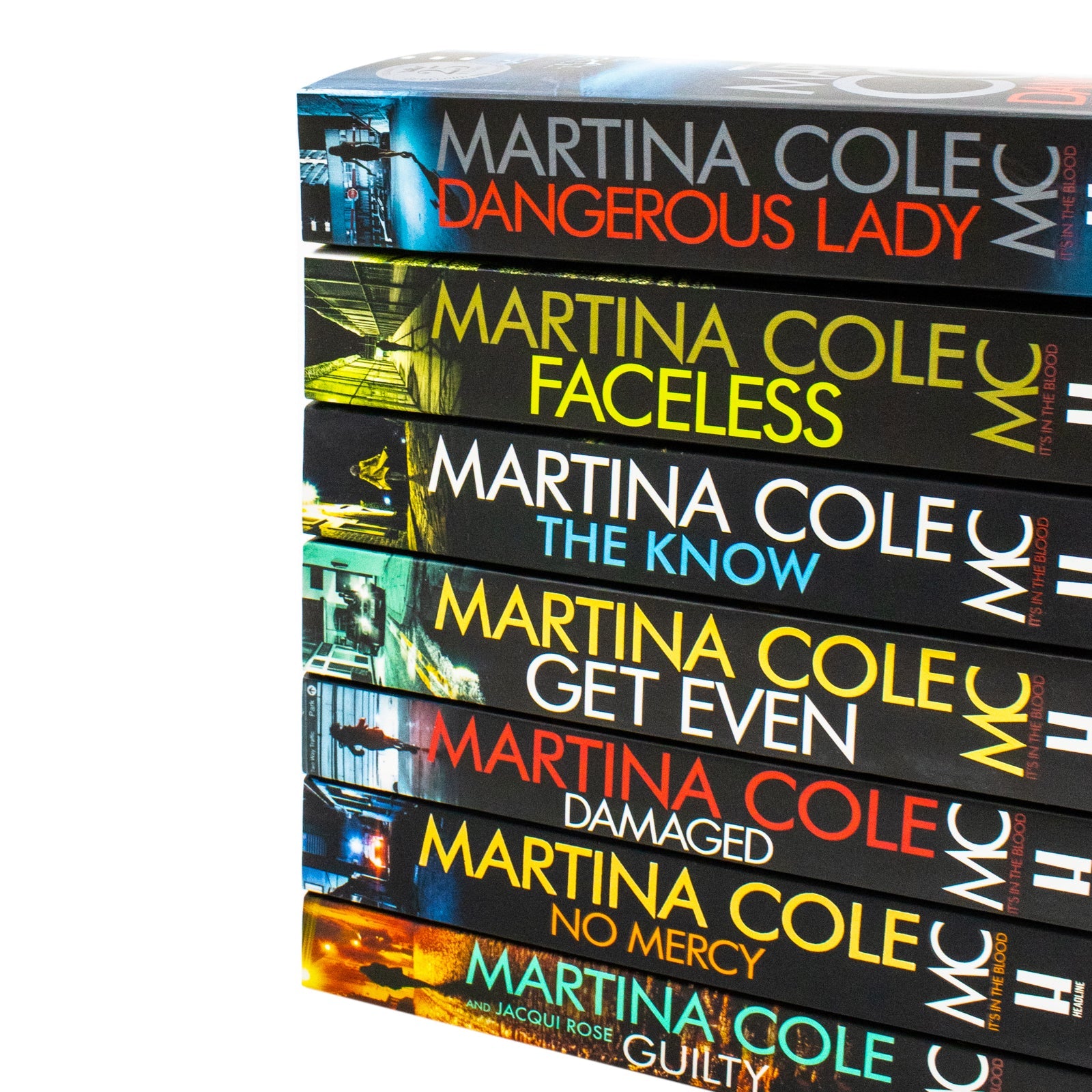 Martina Cole Collection 7 Books Set - Damaged, Dangerous Lady, Faceless, Get Even, Guilty, No Mercy, The Know