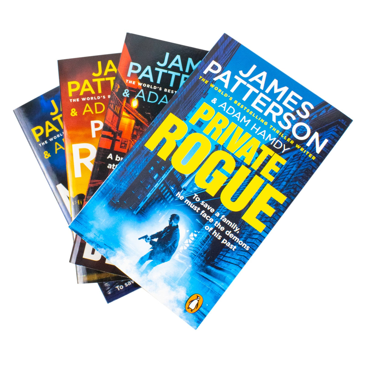 James Patterson Private Series 4 Books Collection Set (Books 16-19) (Private Rogue, Private Beijing, Private Rome, Private Monaco)