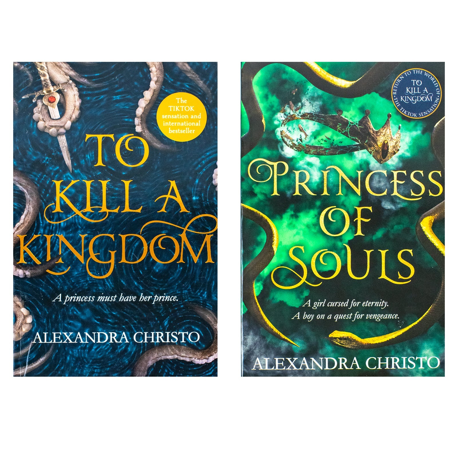 Hundred Kingdoms Novels Collection 2 Books Set By Alexandra Christo (To Kill a Kingdom & Princess of Souls)