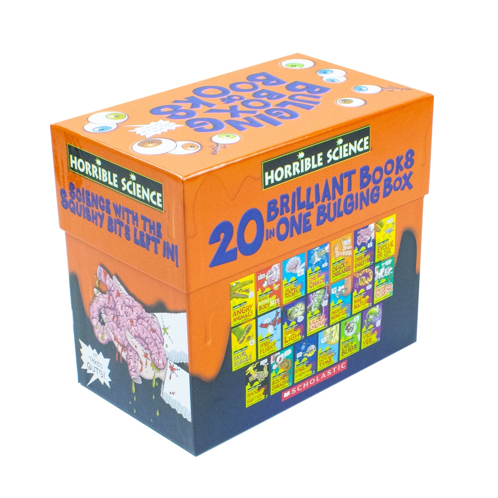 Horrible Science Bulging Box of Books Collection – 20-Book Set by Nick Arnold | Fun & Educational Science Series for Kids & Young Readers