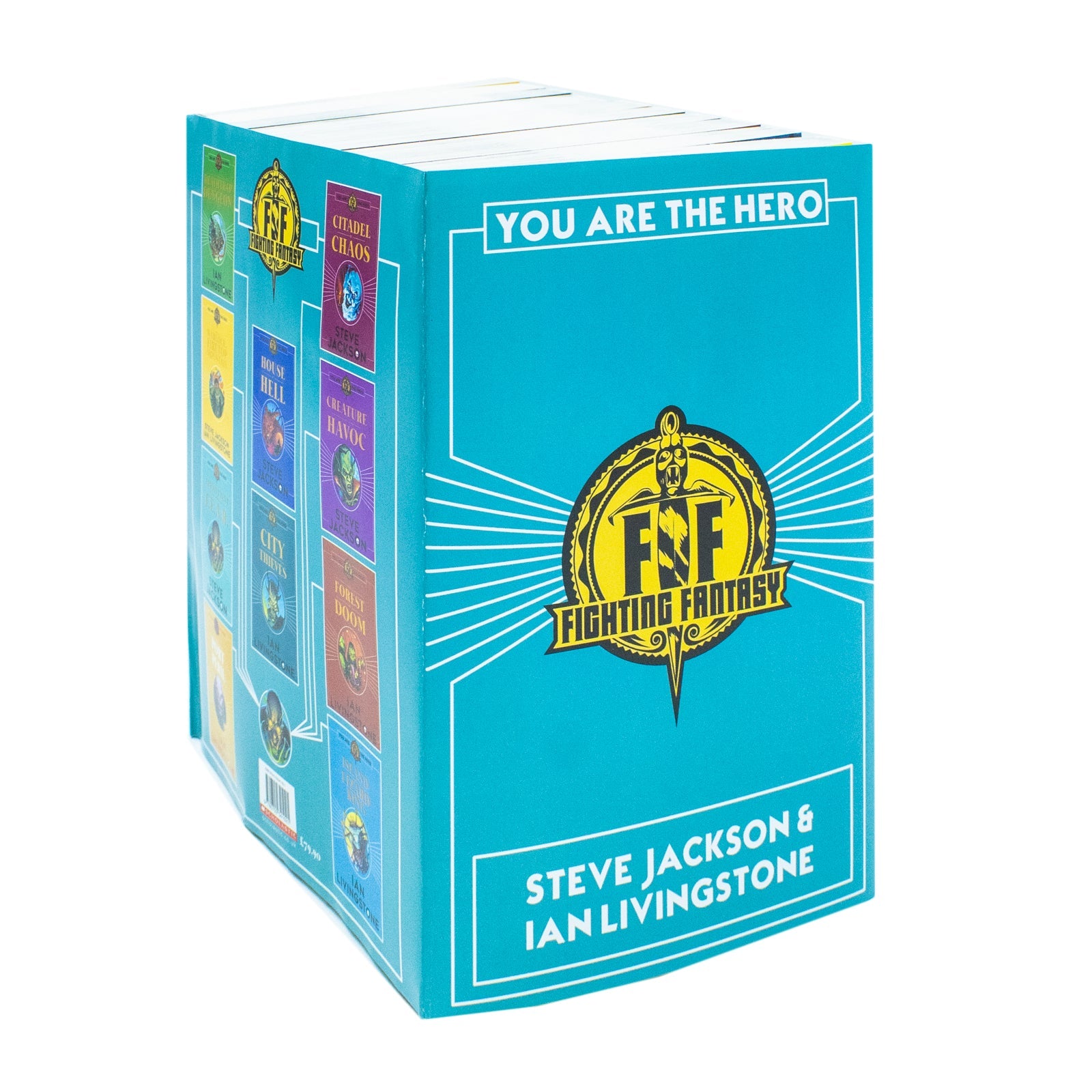 Fighting Fantasy Series: You Are the Hero 10-Book Set | Steve Jackson & Ian Livingstone | Interactive Adventure, YA Fantasy, Gamebooks, Role-Playing