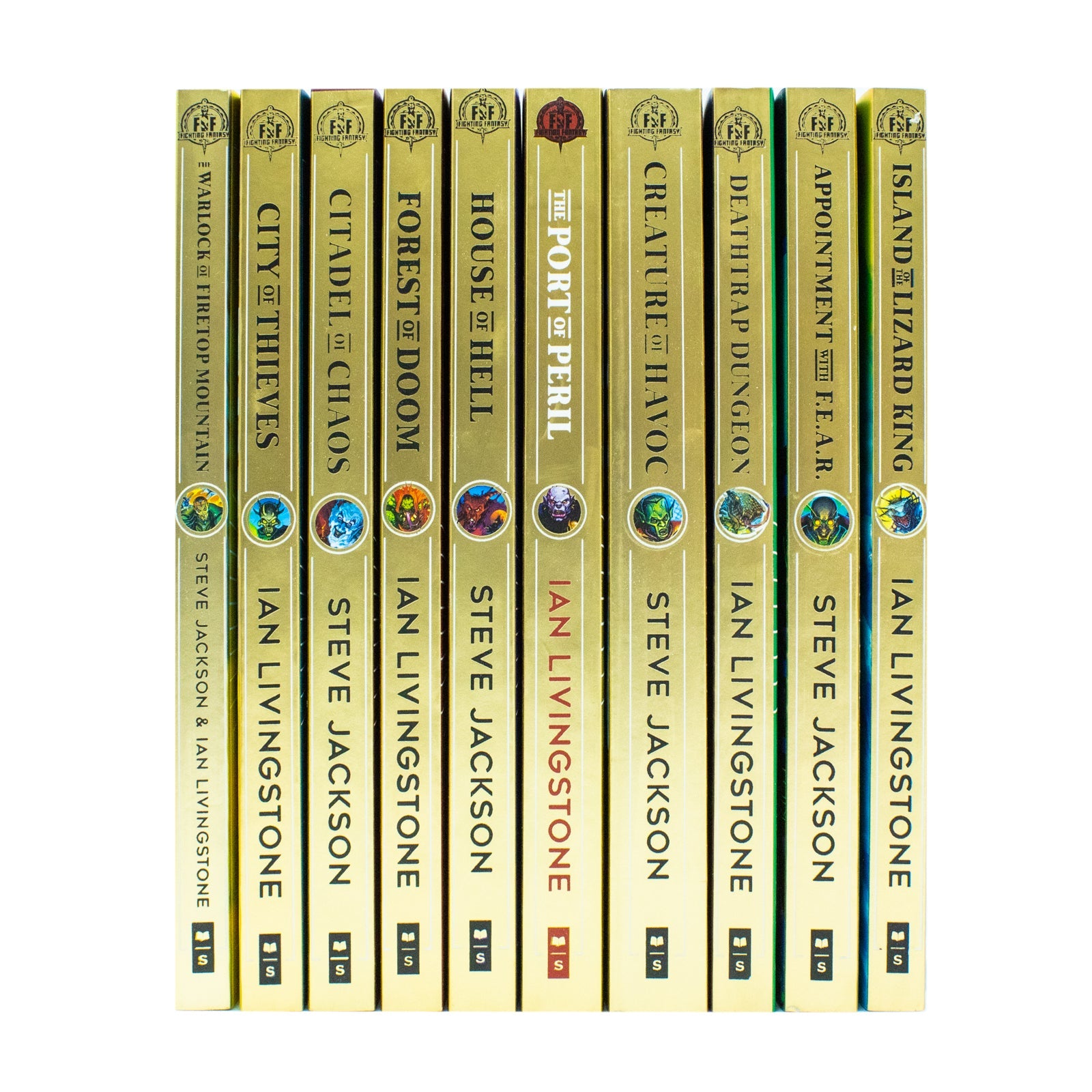 Fighting Fantasy Series: You Are the Hero 10-Book Set | Steve Jackson & Ian Livingstone | Interactive Adventure, YA Fantasy, Gamebooks, Role-Playing