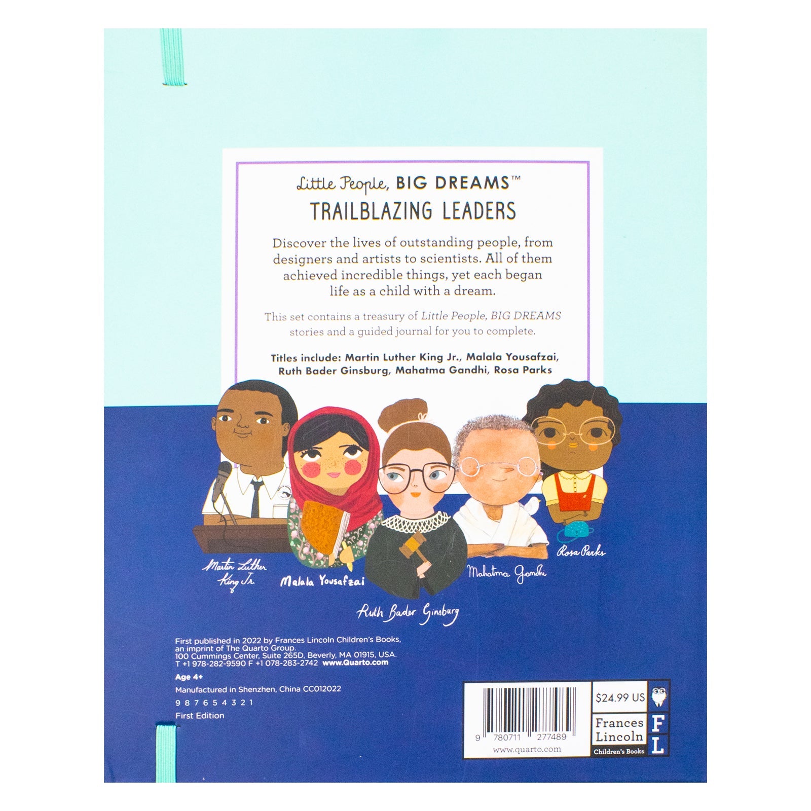 Little People Big Dreams Trailblazing Leaders Treasury and Guided Journal | Inspirational Stories For Children | Hardback