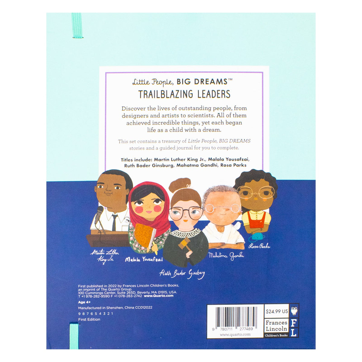 Little People Big Dreams Trailblazing Leaders Treasury and Guided Journal | Inspirational Stories For Children | Hardback