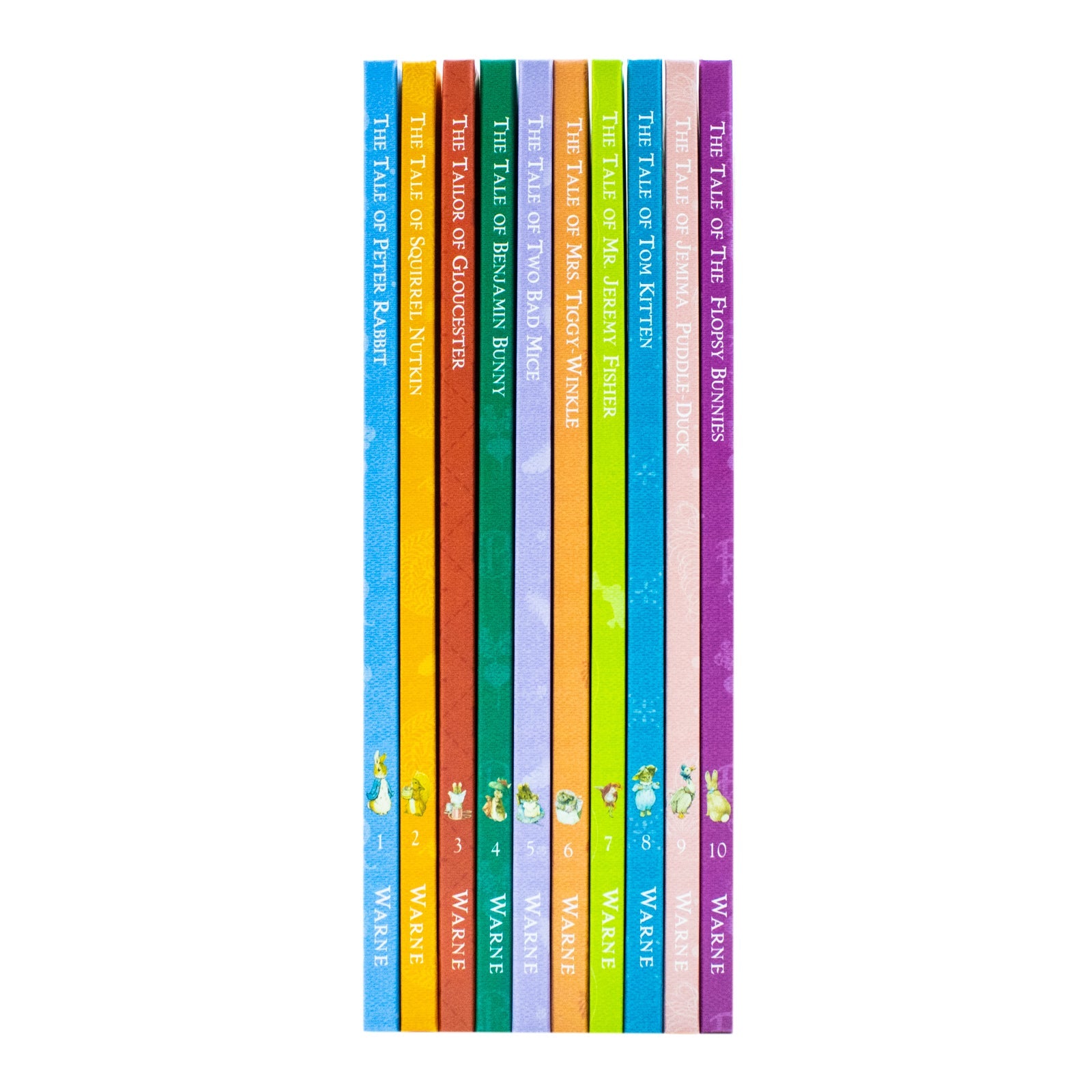 Peter Rabbit 10-Book Box Set by Beatrix Potter – Classic children's books, illustrated bunny tales, bedtime stories, perfect gift for ages 0–6