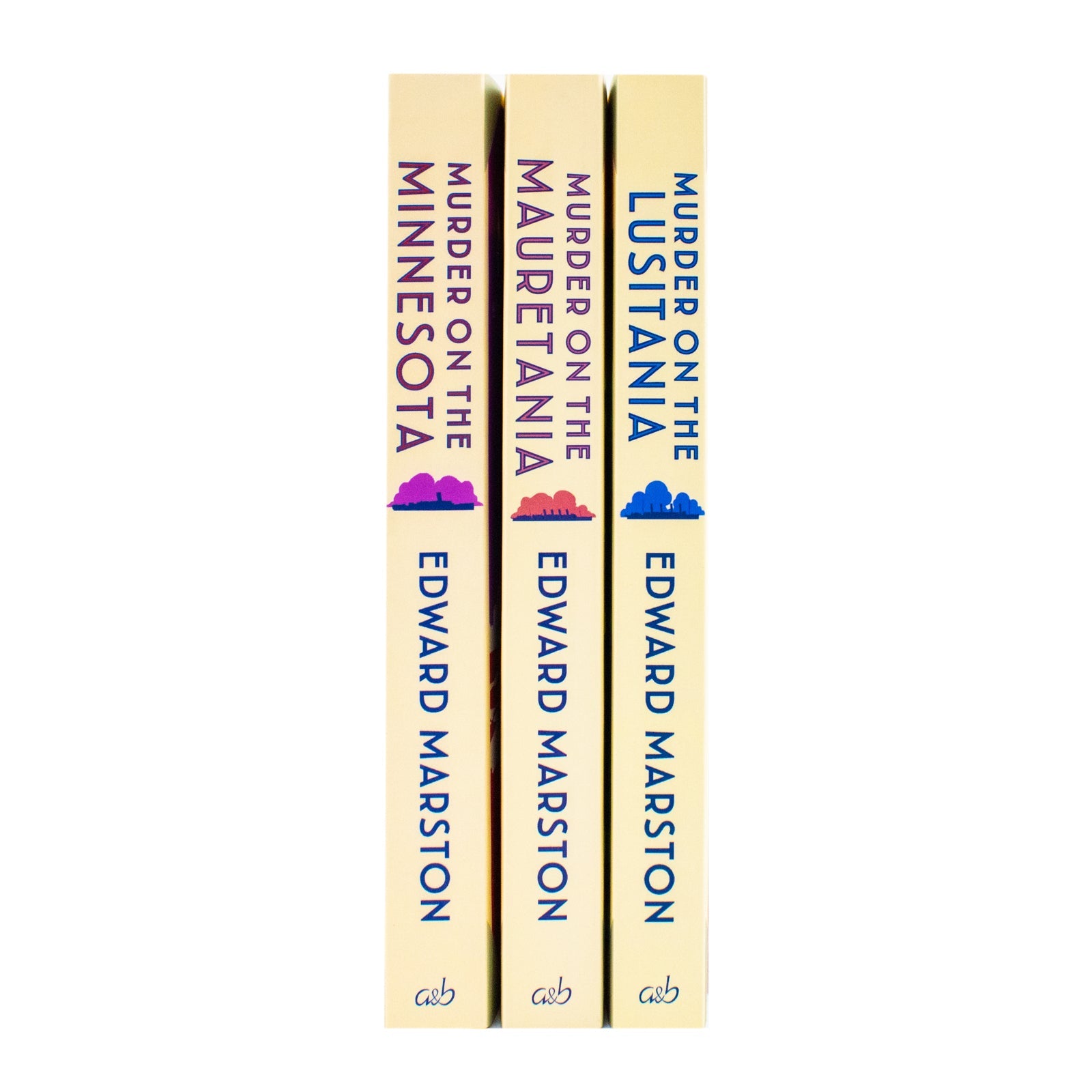 Edward Marston 3 Books Collection Set (Murder On The Minnesota, Murder On The Mauretania, Murder On The Lusitania)