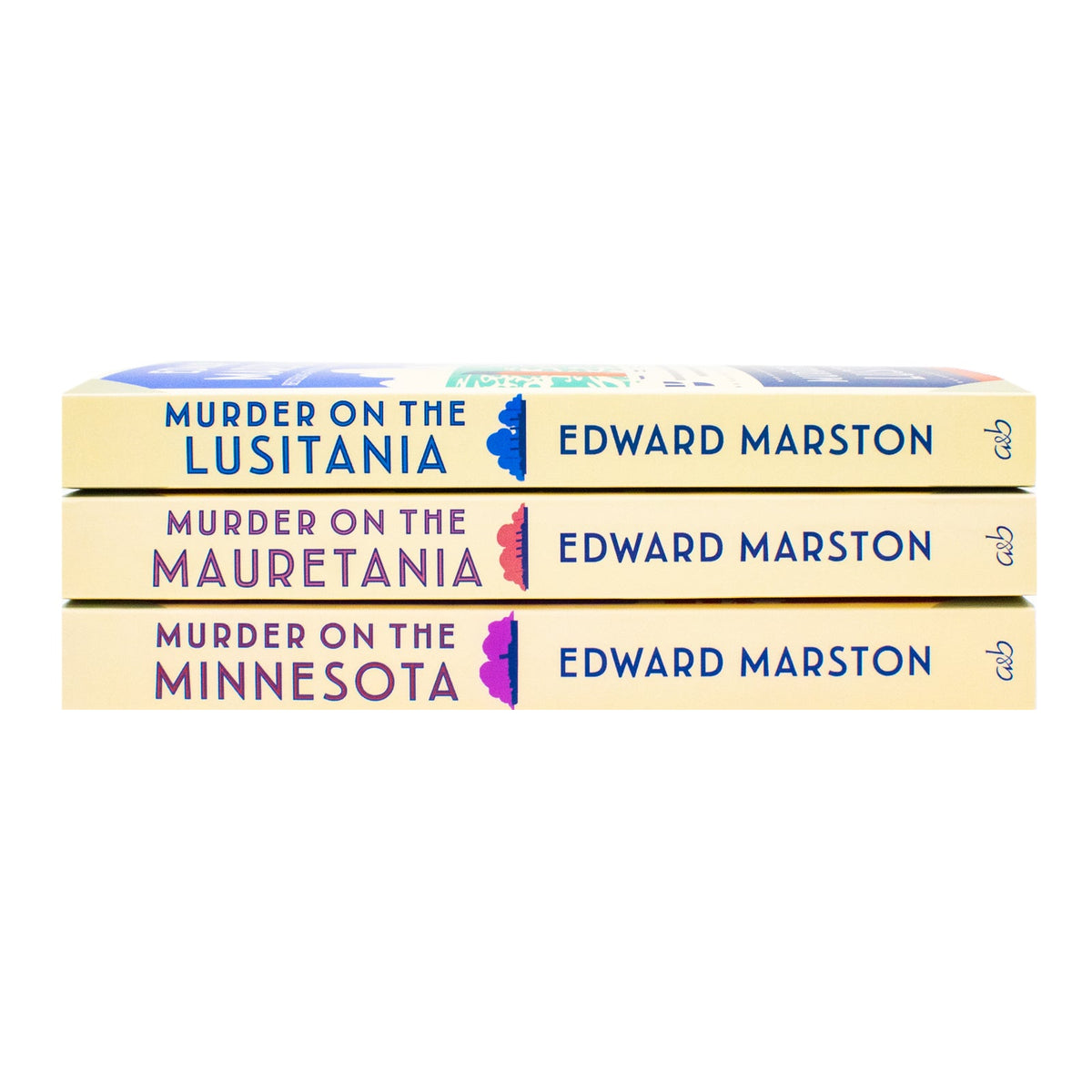 Edward Marston 3 Books Collection Set (Murder On The Minnesota, Murder On The Mauretania, Murder On The Lusitania)