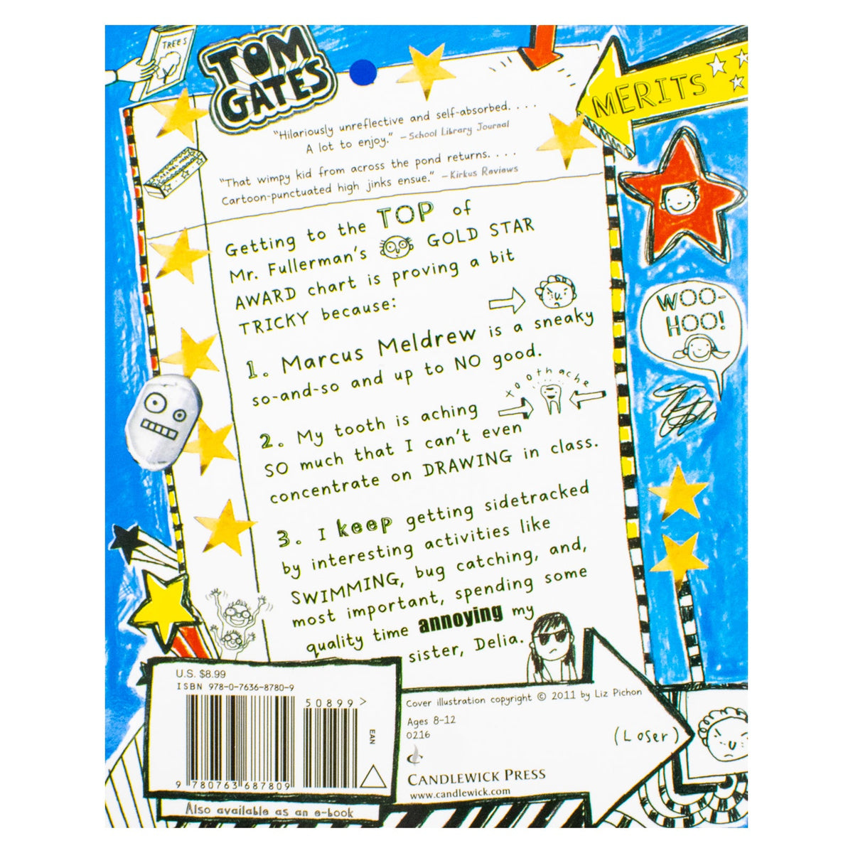 Tom Gates : Excellent Excuses (and other good stuff) by Liz Pichon (Tom Gates Series Book 2) | Paperback