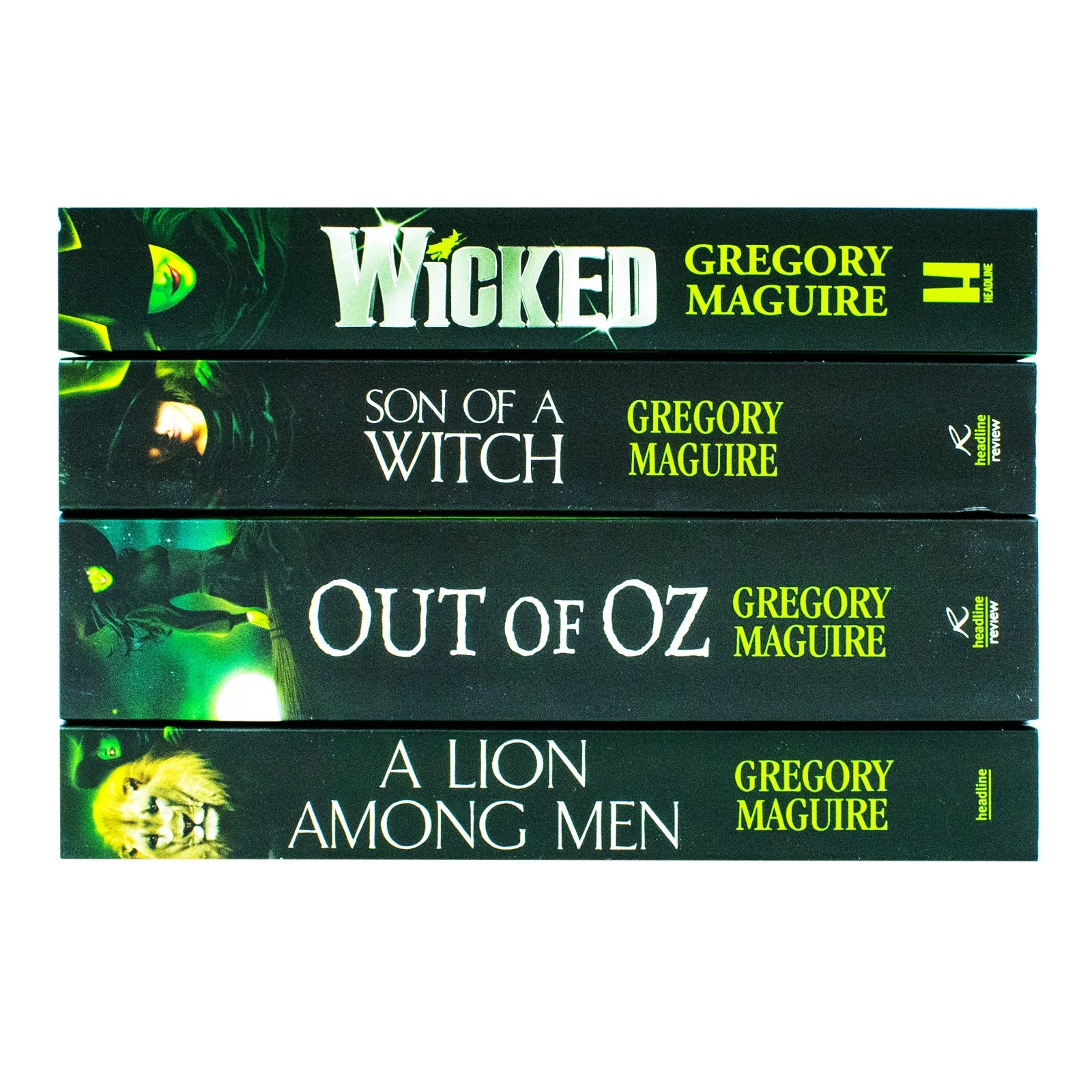 Wicked For Good Glinda Series 4 Book Collection by Gregory Maguire Wicked,Son of a Witch, A Lion Among Men & Out of Oz | Wizard of Oz Fantasy Books Set