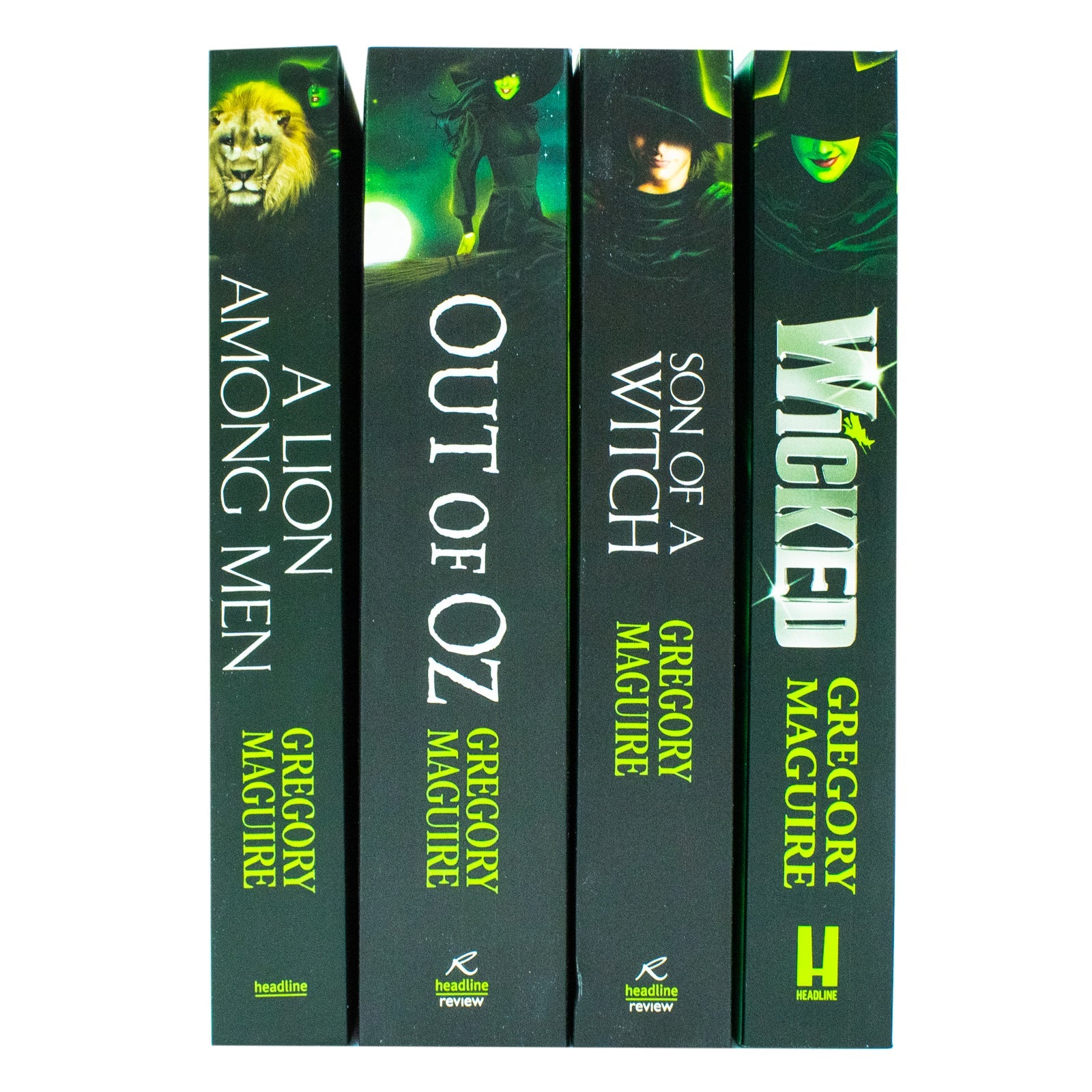Wicked For Good Glinda Series 4 Book Collection by Gregory Maguire Wicked,Son of a Witch, A Lion Among Men & Out of Oz | Wizard of Oz Fantasy Books Set
