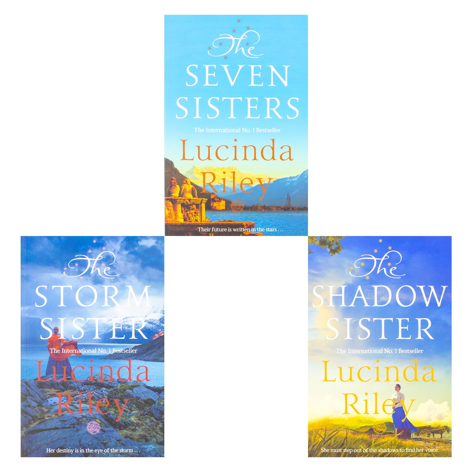 Lucinda Riley The Seven Sisters Series: 3-Book Collection – Fiction Drama, Family Adventure, Mystery, Relationships & Emotional Journey
