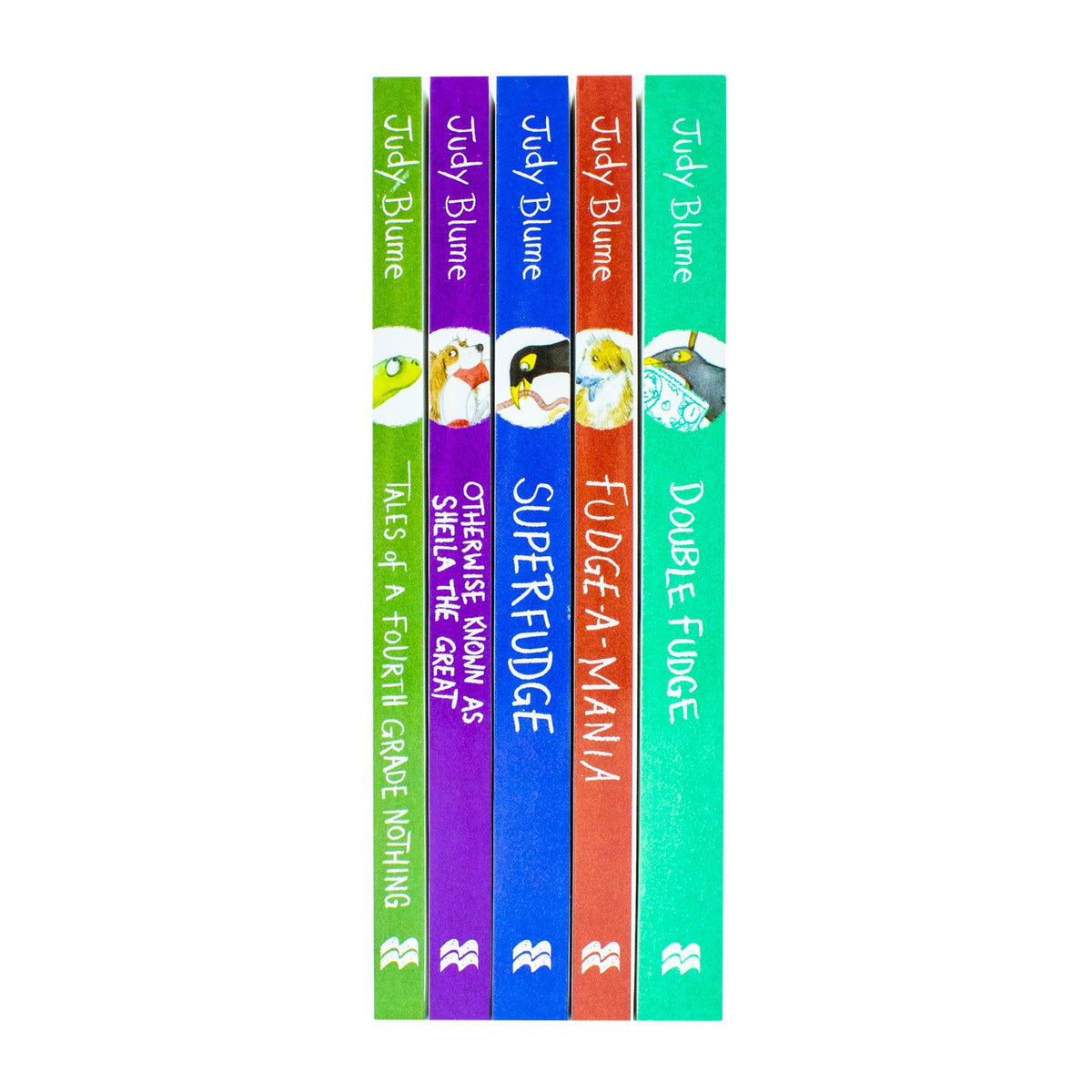 Judy Blume Fudge Series Collection 5 Books Set – Classic Kids Book Bundle (Double Fudge, Tales of a Fourth Grade Nothing, Superfudge & More)