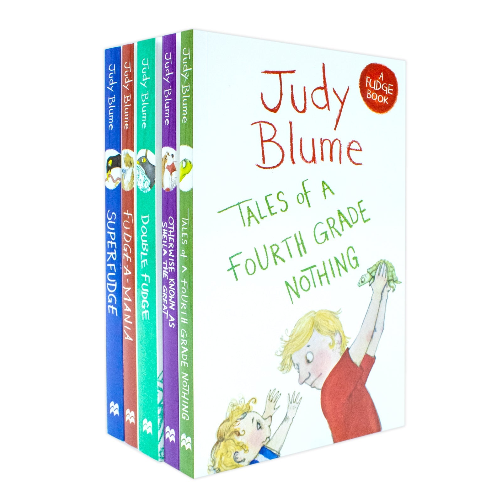 Judy Blume Fudge Series Collection 5 Books Set – Classic Kids Book Bundle (Double Fudge, Tales of a Fourth Grade Nothing, Superfudge & More)