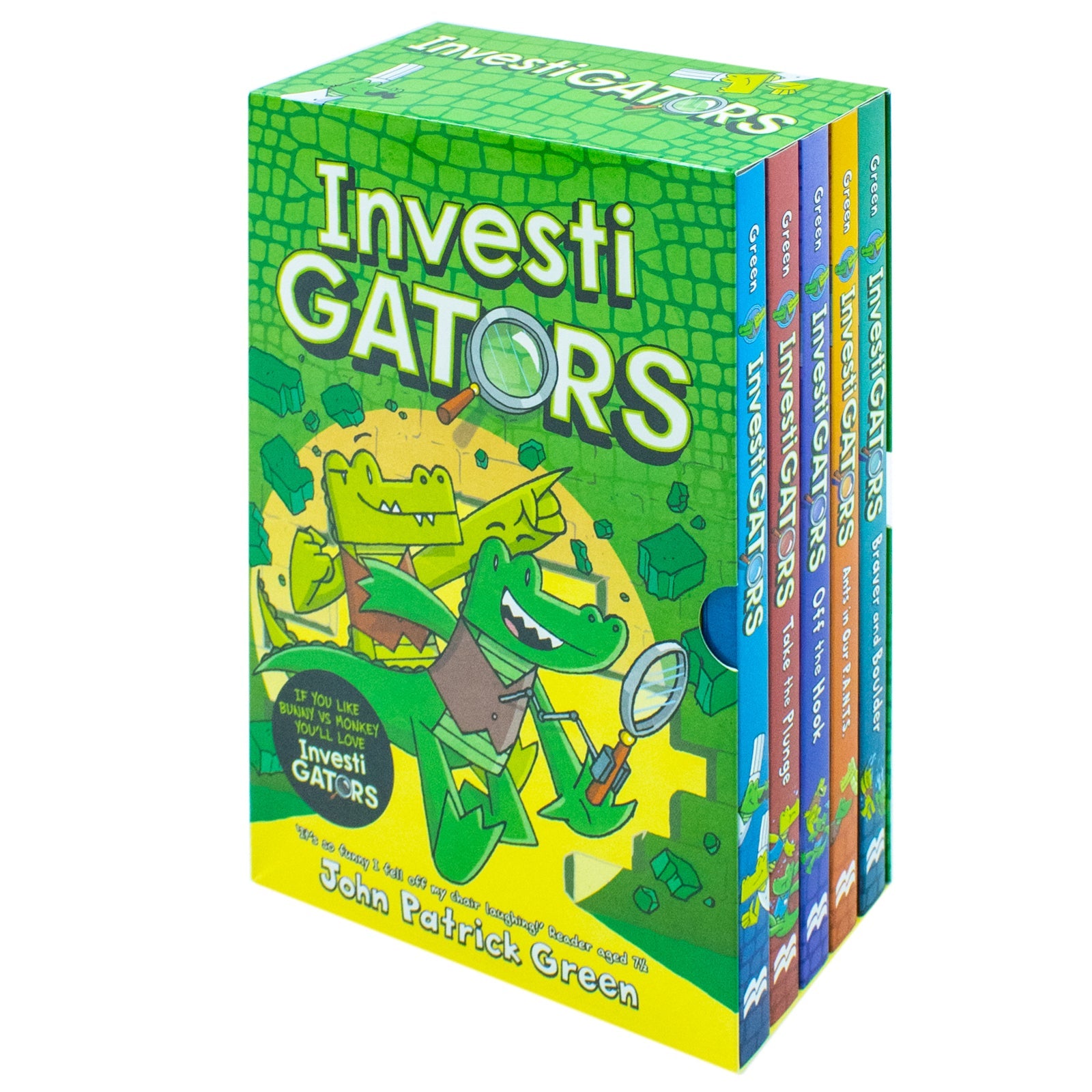 InvestiGators Series – 5-Book Hardback Collection | Fun & Humorous Children's Fiction for Kids 8+ | Animal Adventures, Mystery, Science & Exploration