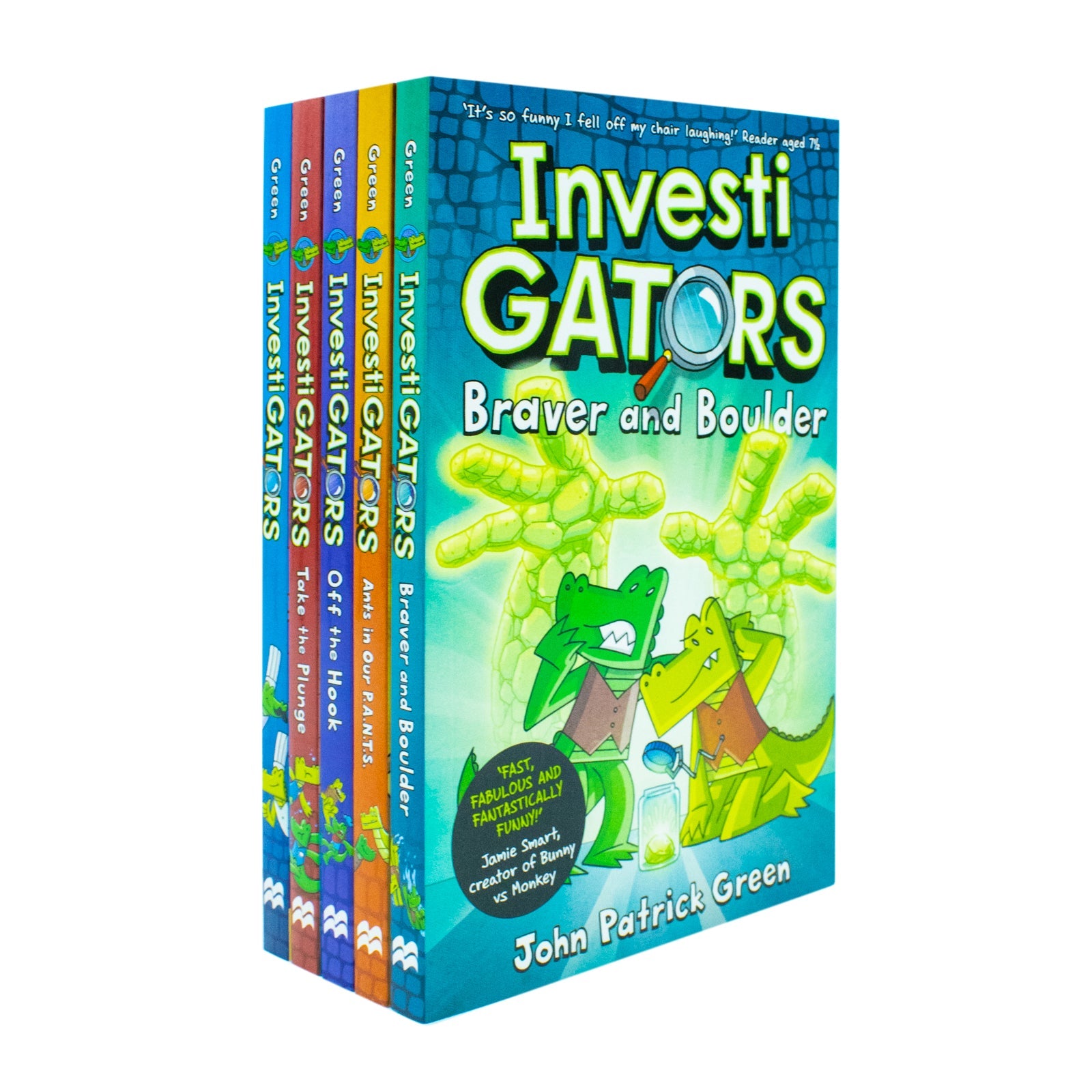 InvestiGators Series – 5-Book Hardback Collection | Fun & Humorous Children's Fiction for Kids 8+ | Animal Adventures, Mystery, Science & Exploration