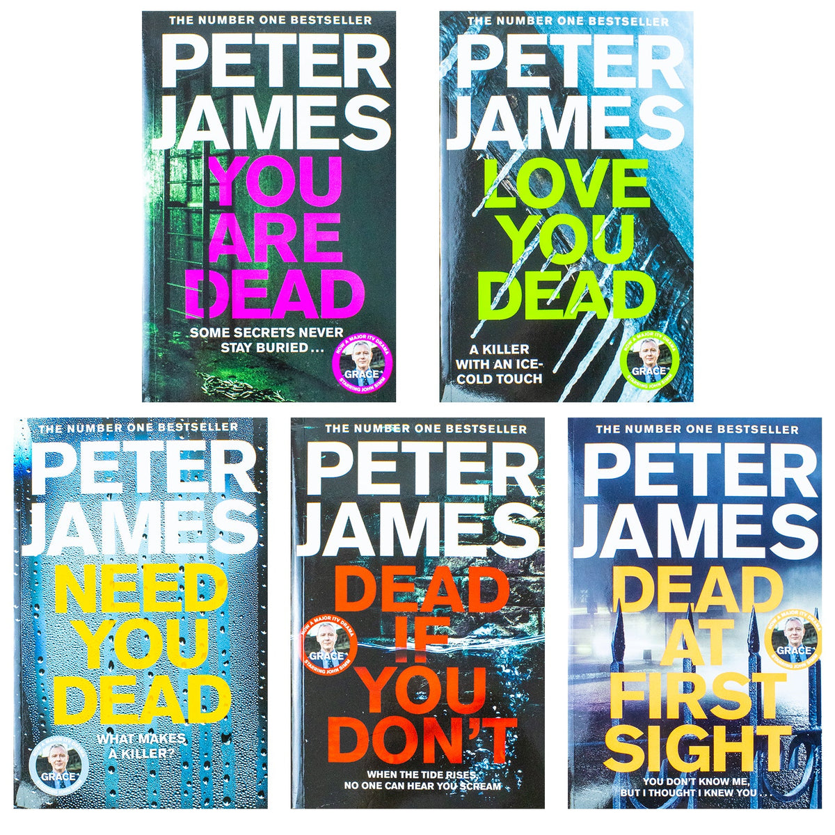 Roy Grace Series (Books 11-15) 5 Book Set by Peter James | You Are Dead, Love You Dead & More | Bestselling Murder Mystery, Crime, Thriller Collection