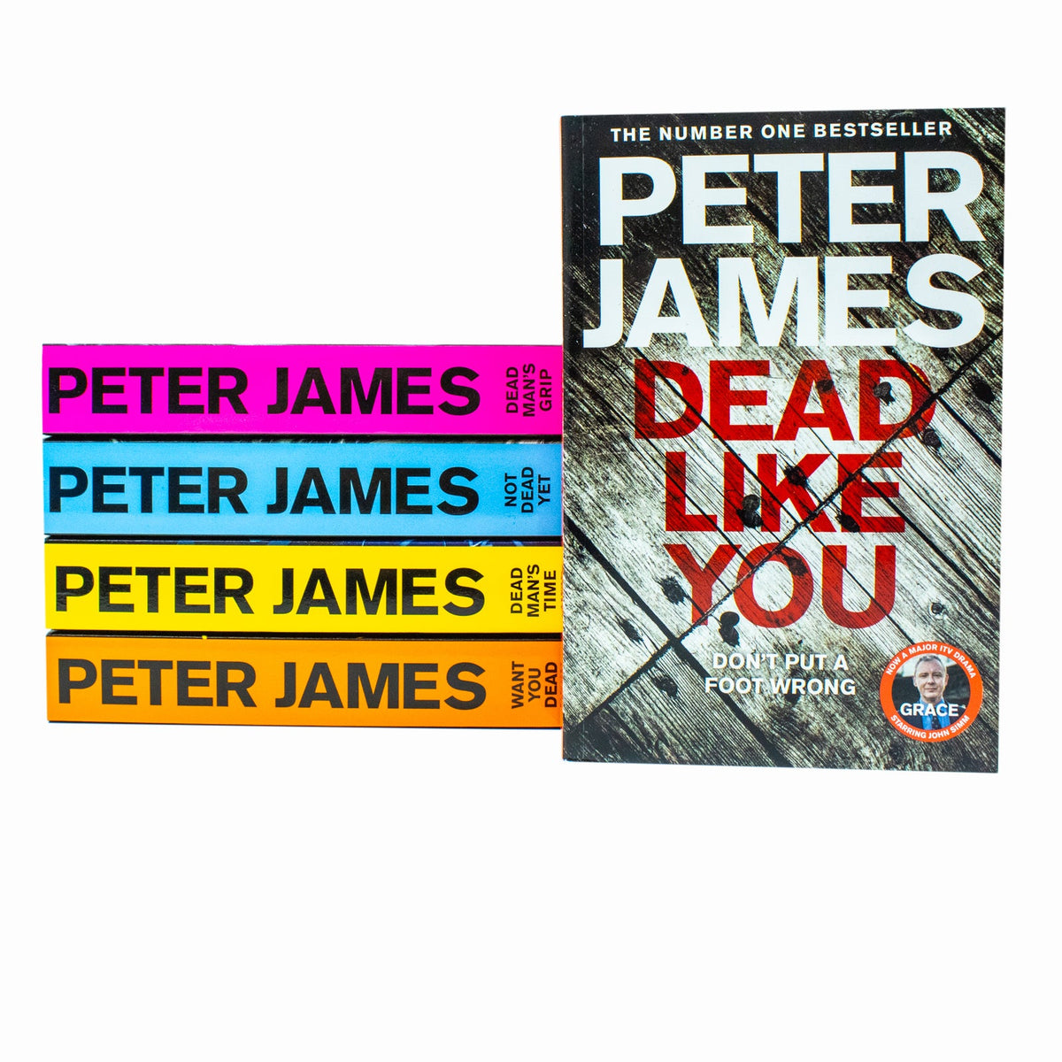 Roy Grace Series 6–10 Collection 5 Book Set by Peter James – Mystery & Thriller Novels: Dead Like You, Not Dead Yet, Dead Man’s Time & More