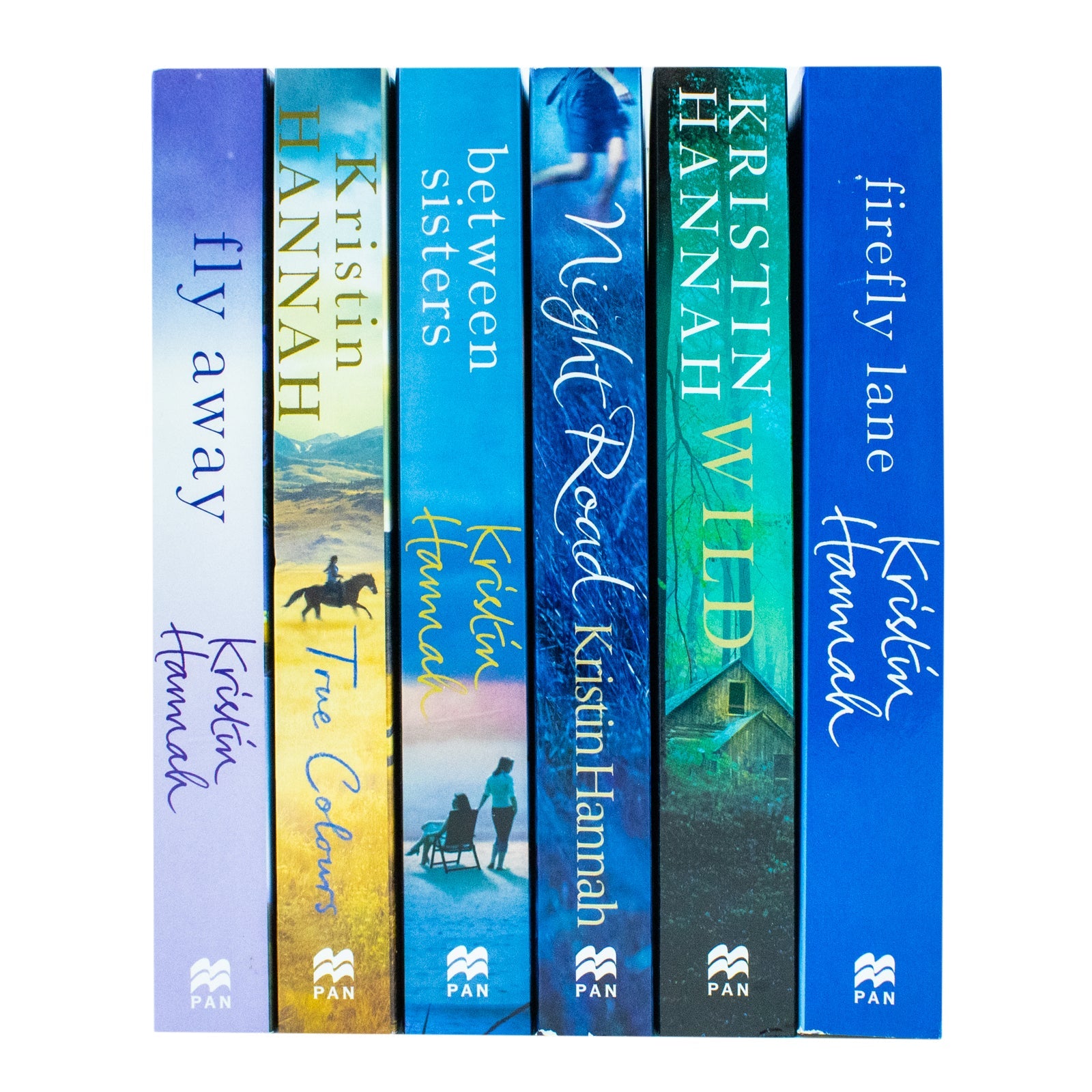 Kristin Hannah 6 Books Collection Set - Firefly Lane, Wild, Night Road, Between Sisters, True Colours & Fly Away: Drama & Heartwarming Tales
