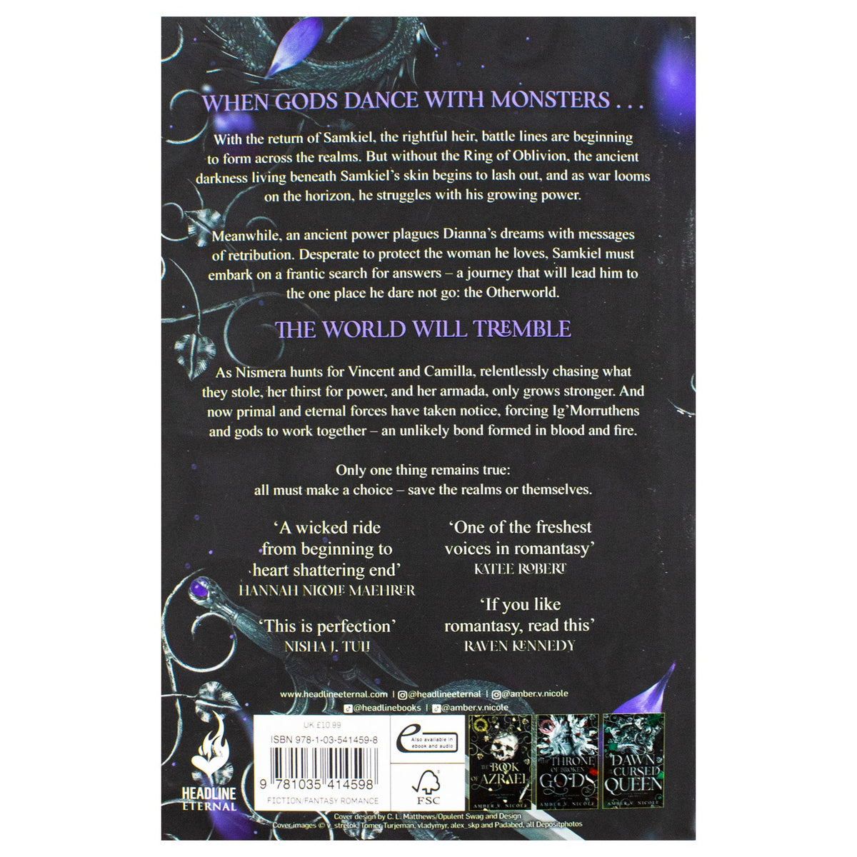 The Wrath of the Fallen: The spicy and epic dark romantasy TikTok must-read and instant New York Times bestseller! (Gods and Monsters)