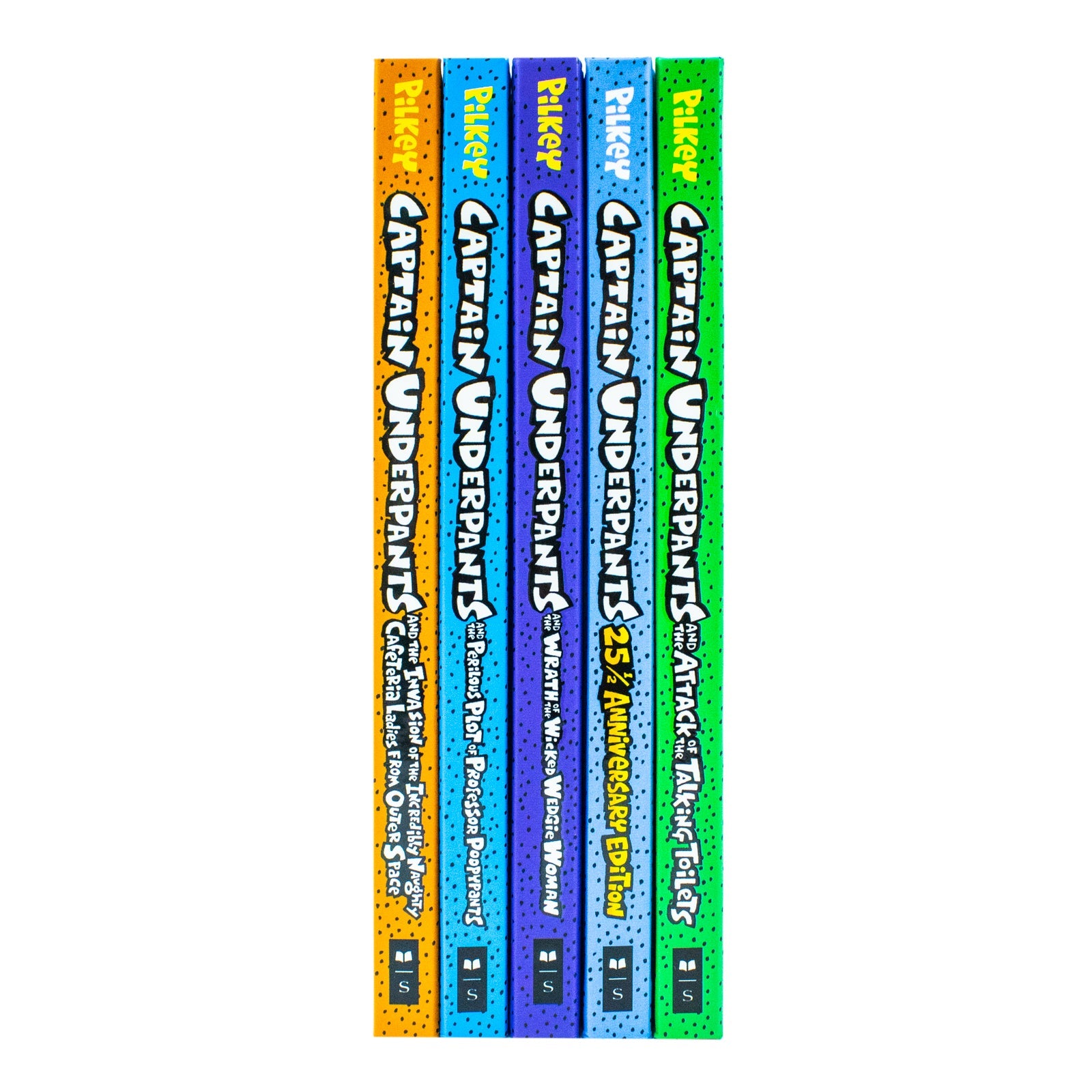 The Captain Underpants Colossal Color Collection 5 Book Set (Captain Underpants #1-5 Boxed Set)