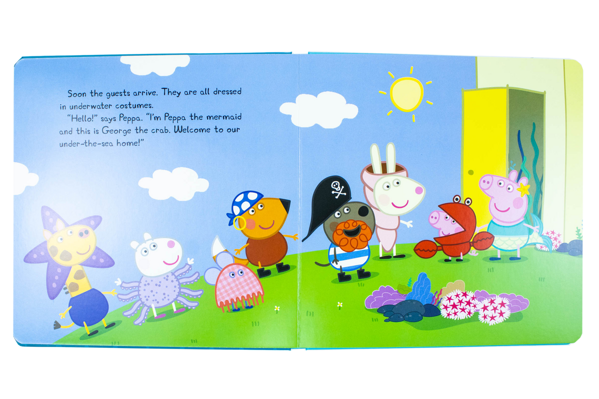 Peppa's Mermaid Adventure Book By  Lauren Holowaty