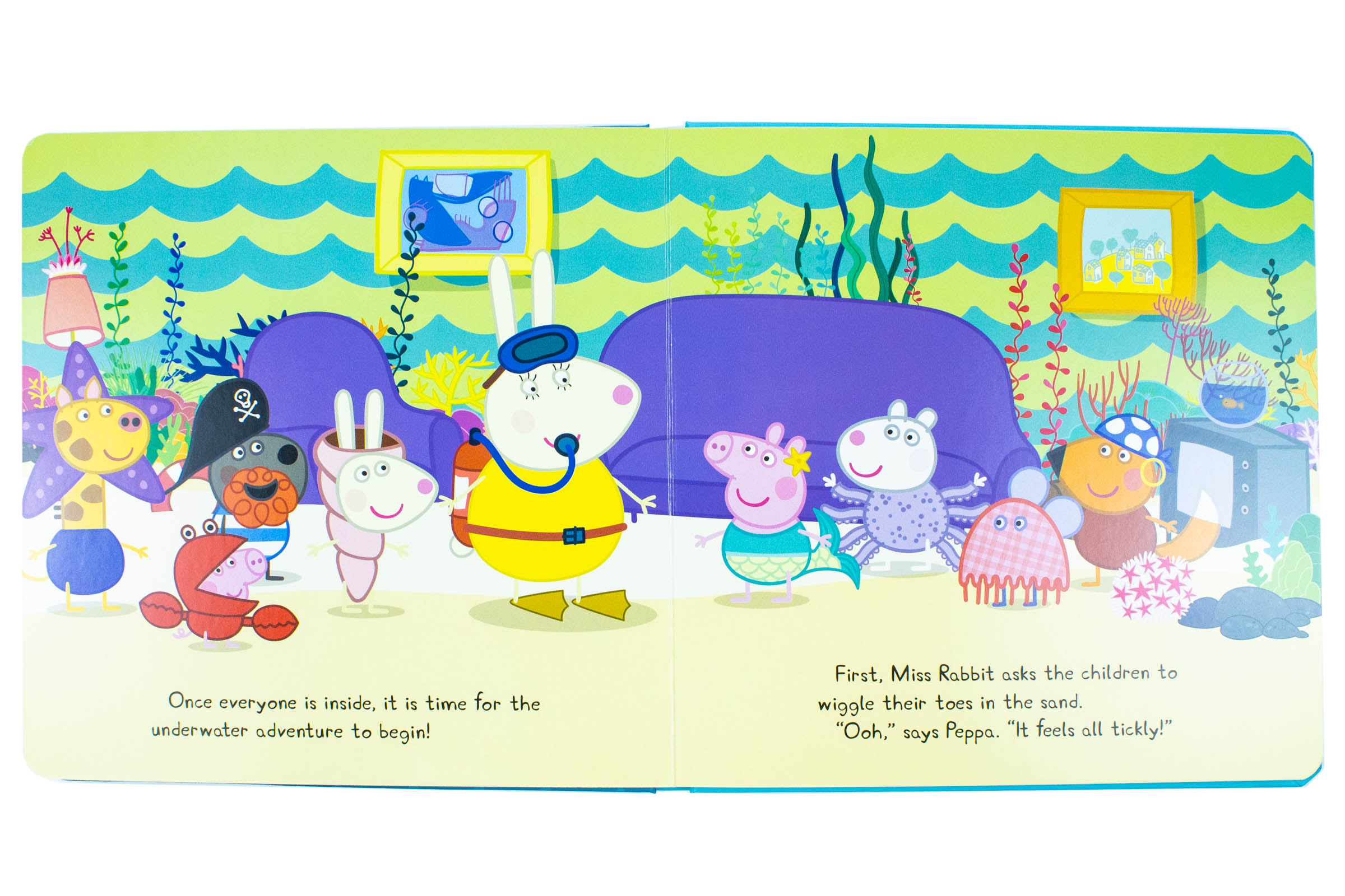 Peppa's Mermaid Adventure Book By  Lauren Holowaty