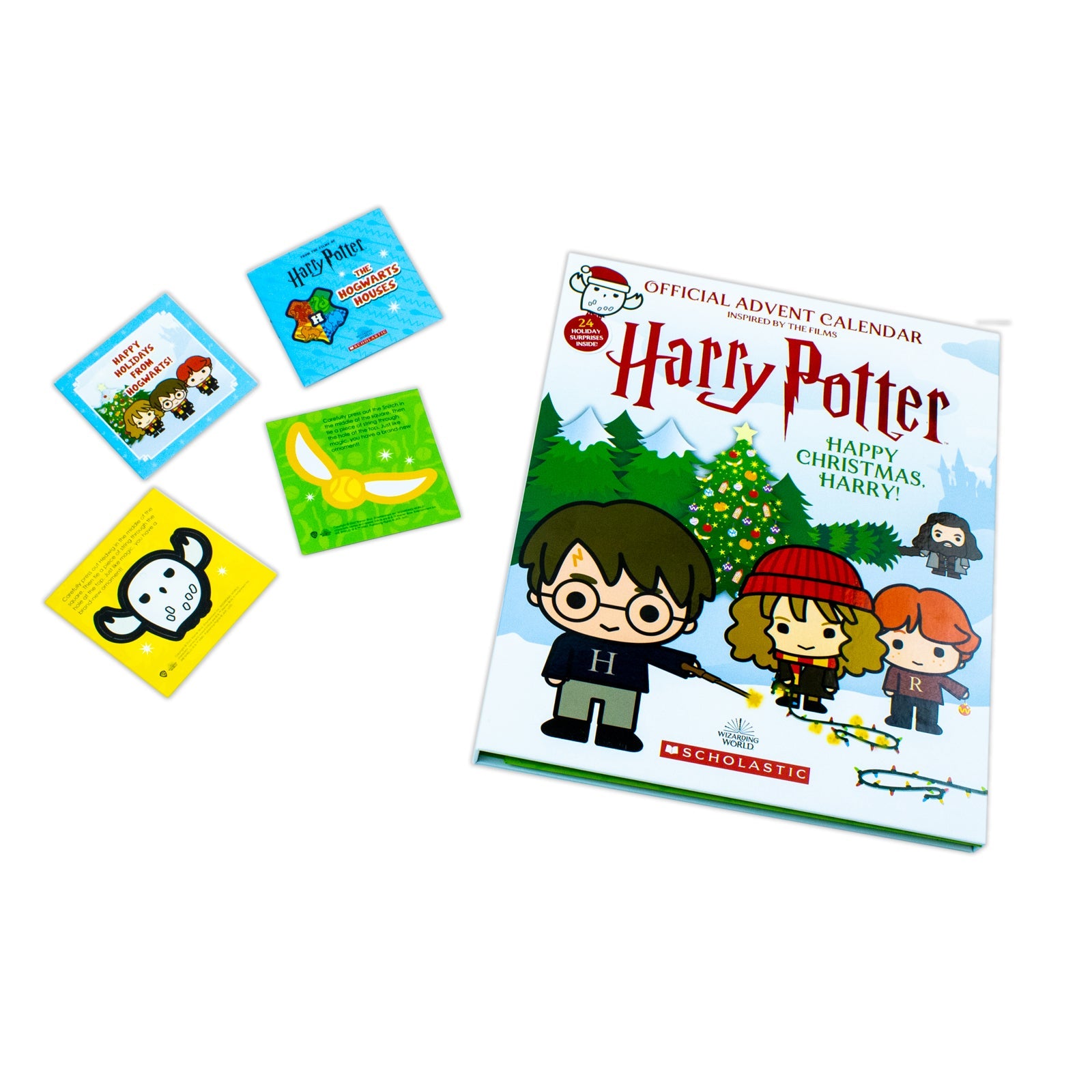 Official Harry Potter Advent Calendar – Magical Christmas Countdown Gift Box with 24 Wizarding World Surprises for Holiday Collectors & Fans