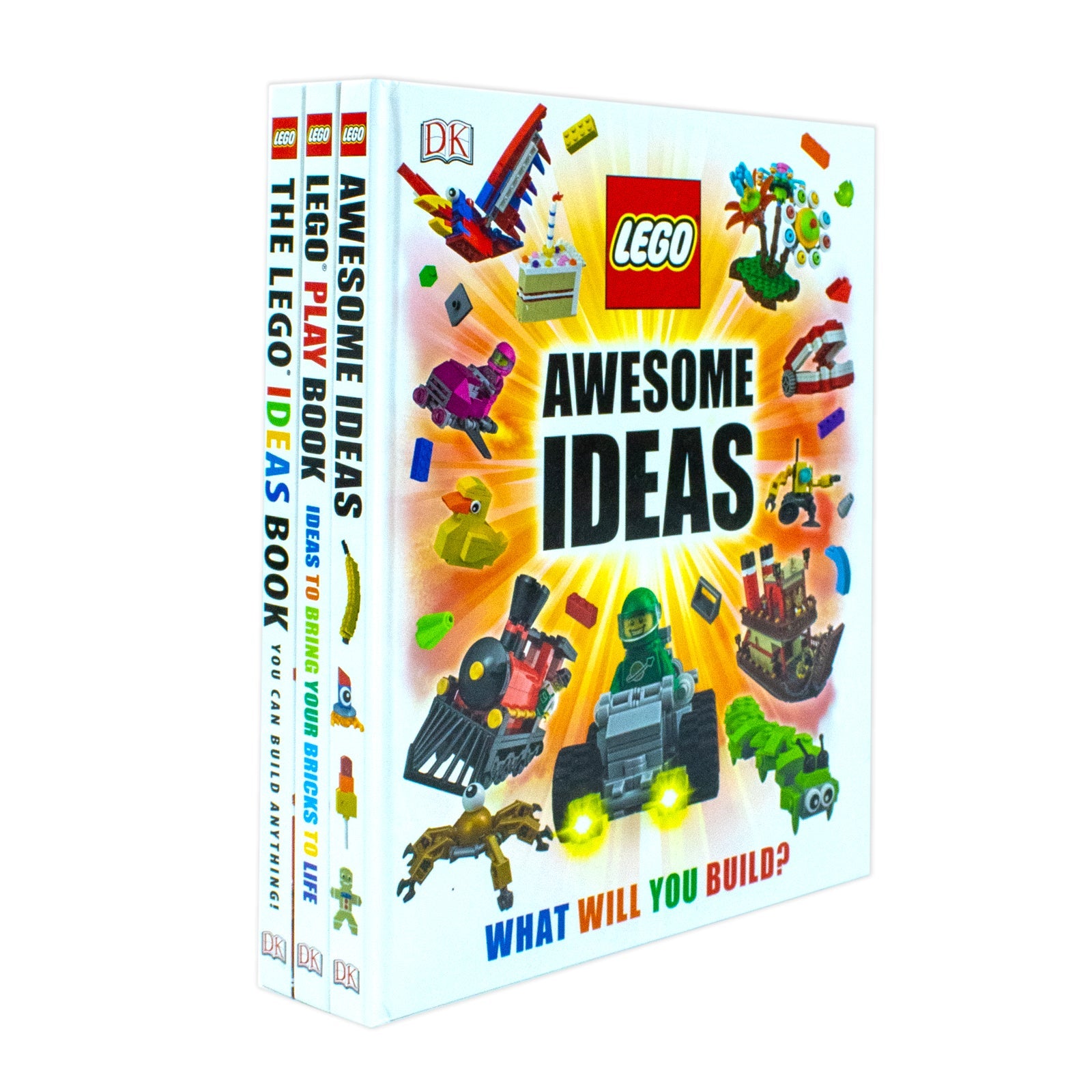 DK LEGO Activity Ideas 3-Book Set | Fun & Creative Building Projects for Kids – LEGO Play, Awesome Ideas & Educational Activities for Imaginative Fun