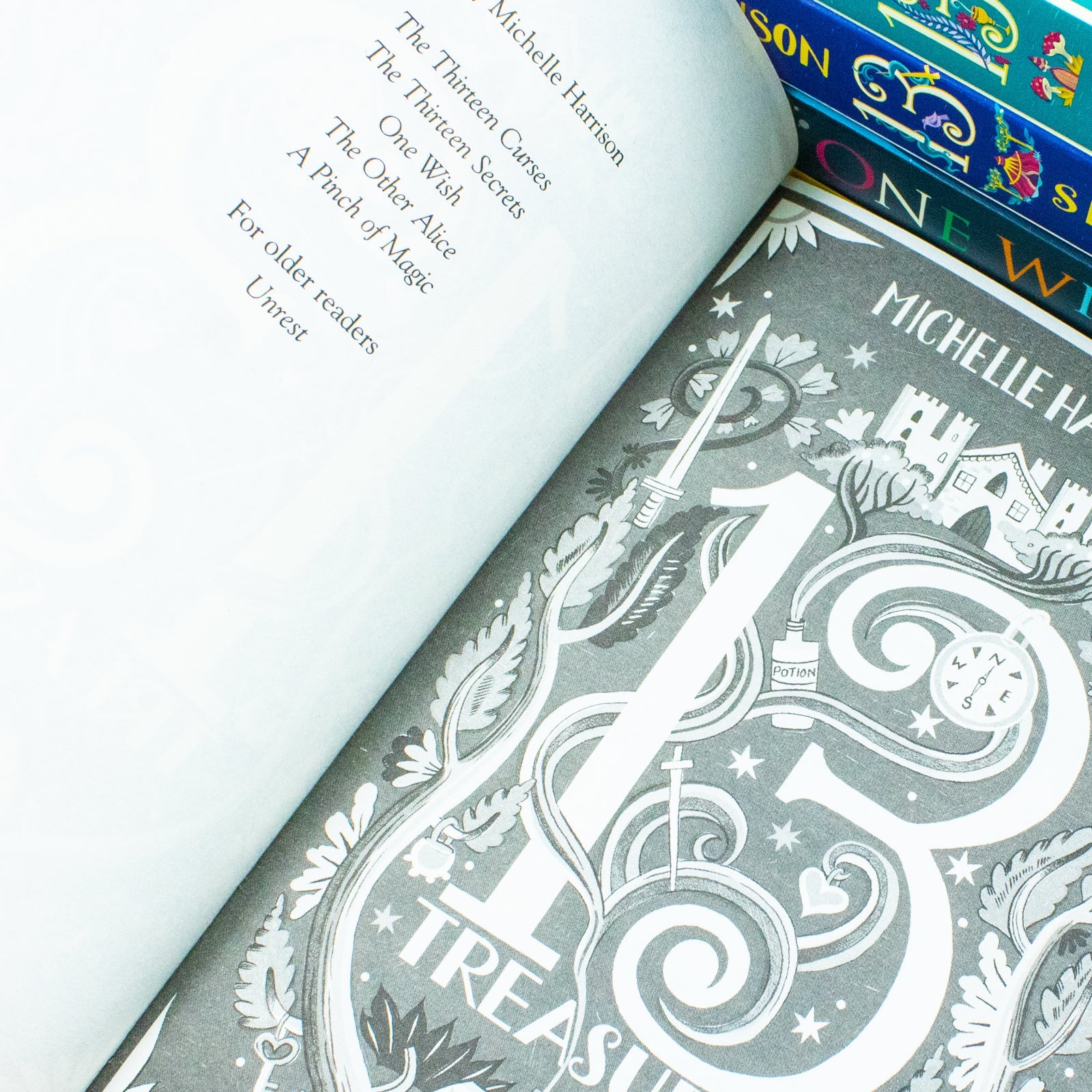 Michelle Harrison Collection 5 Book Collection Set (One Wish, The Thirteen Treasures, The Thirteen Curses, The Thirteen Secrets and A Pinch of Magic)