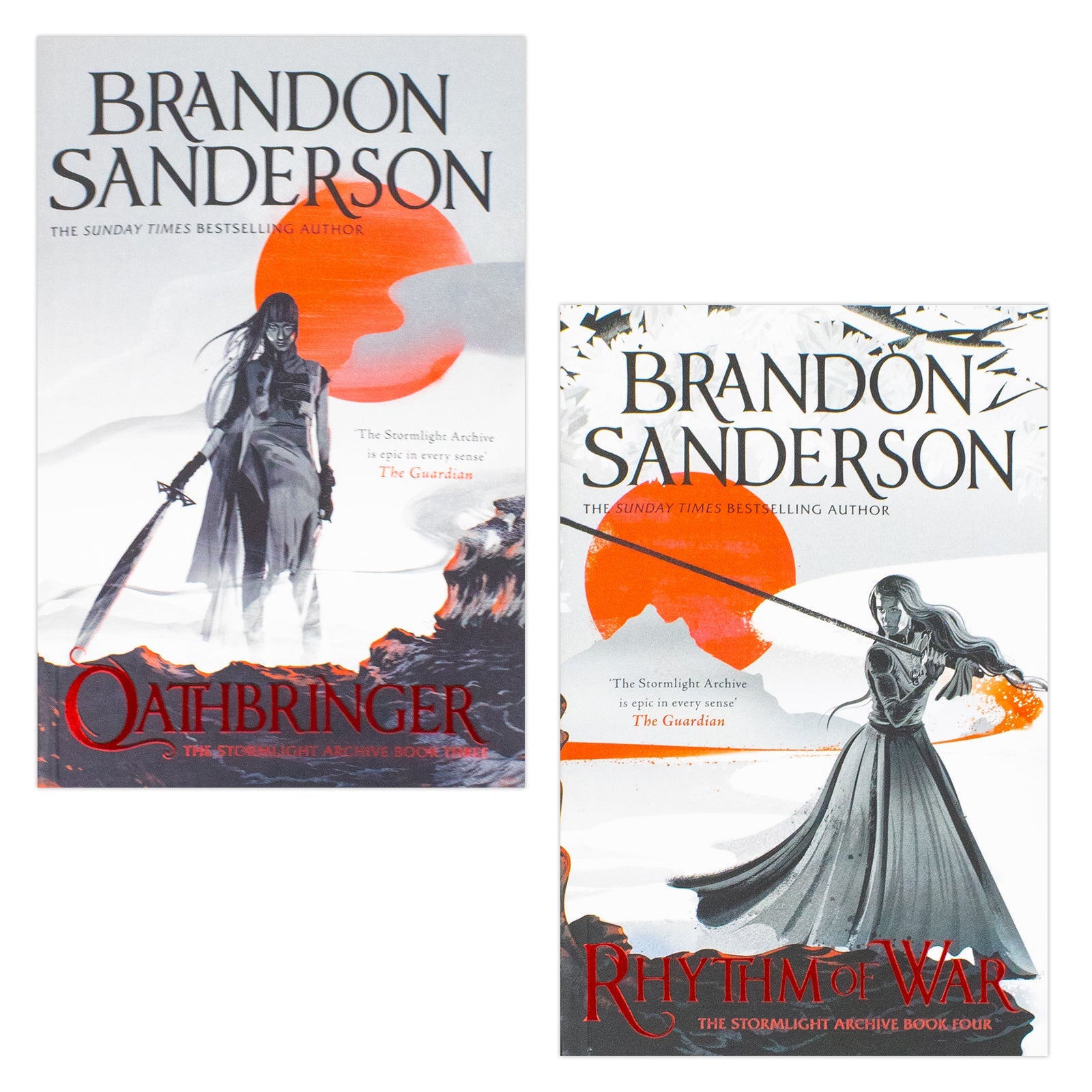 The Stormlight Archive Boxed Set Books Part Two by Brandon Sanderson (Oathbringer and Rhythm of War)