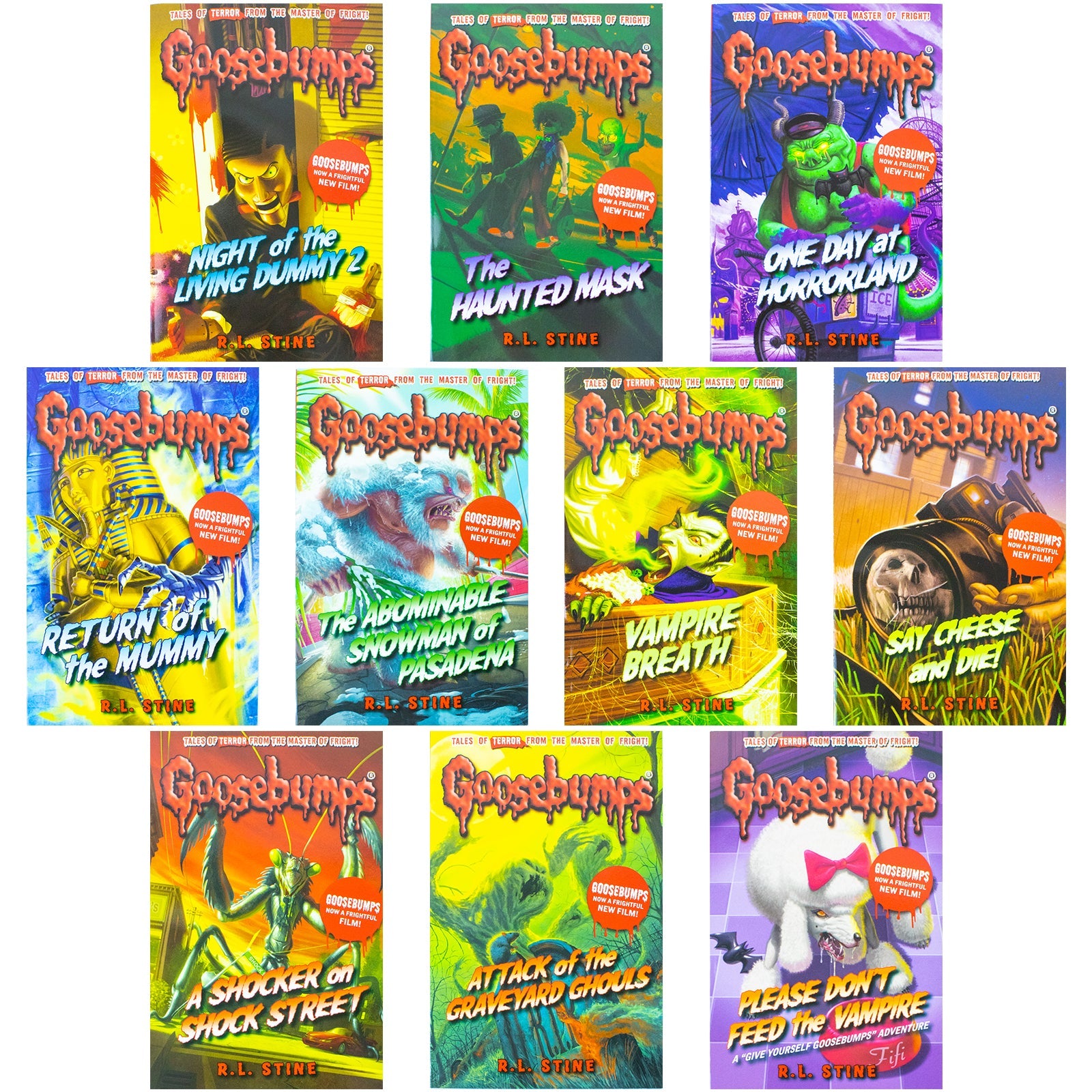 Goosebumps Classic Series 2 – 10 Book Set by R.L. Stine | Spooky Kids Horror Stories, Scary Tales, Thrillers & Fiction for Young Readers Age 8+