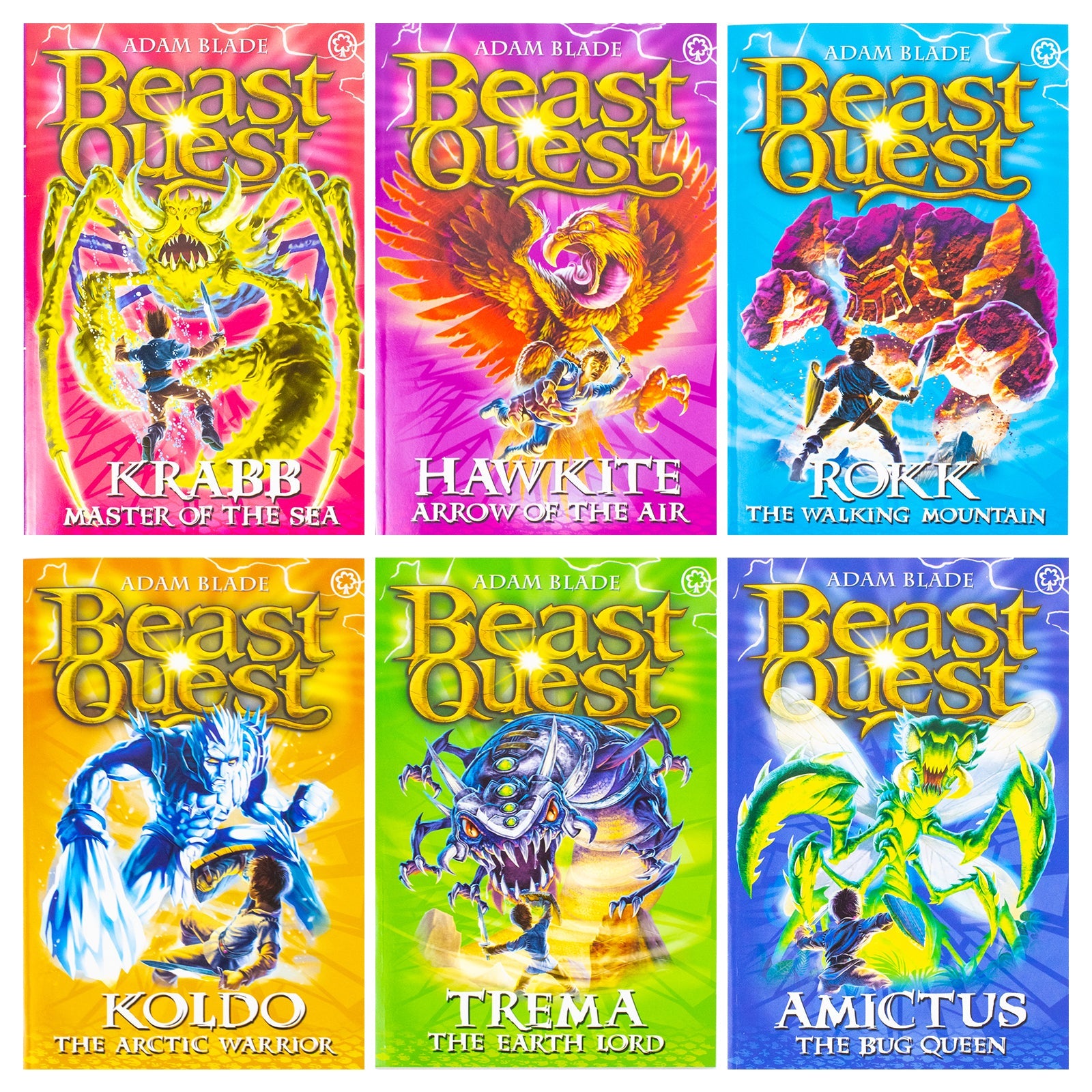 Beast Quest Series 5 – 6-Book Set by Adam Blade | Action-Packed Fantasy Adventure Books for Kids | Children's Fiction, Quests, Animals & Reading Fun