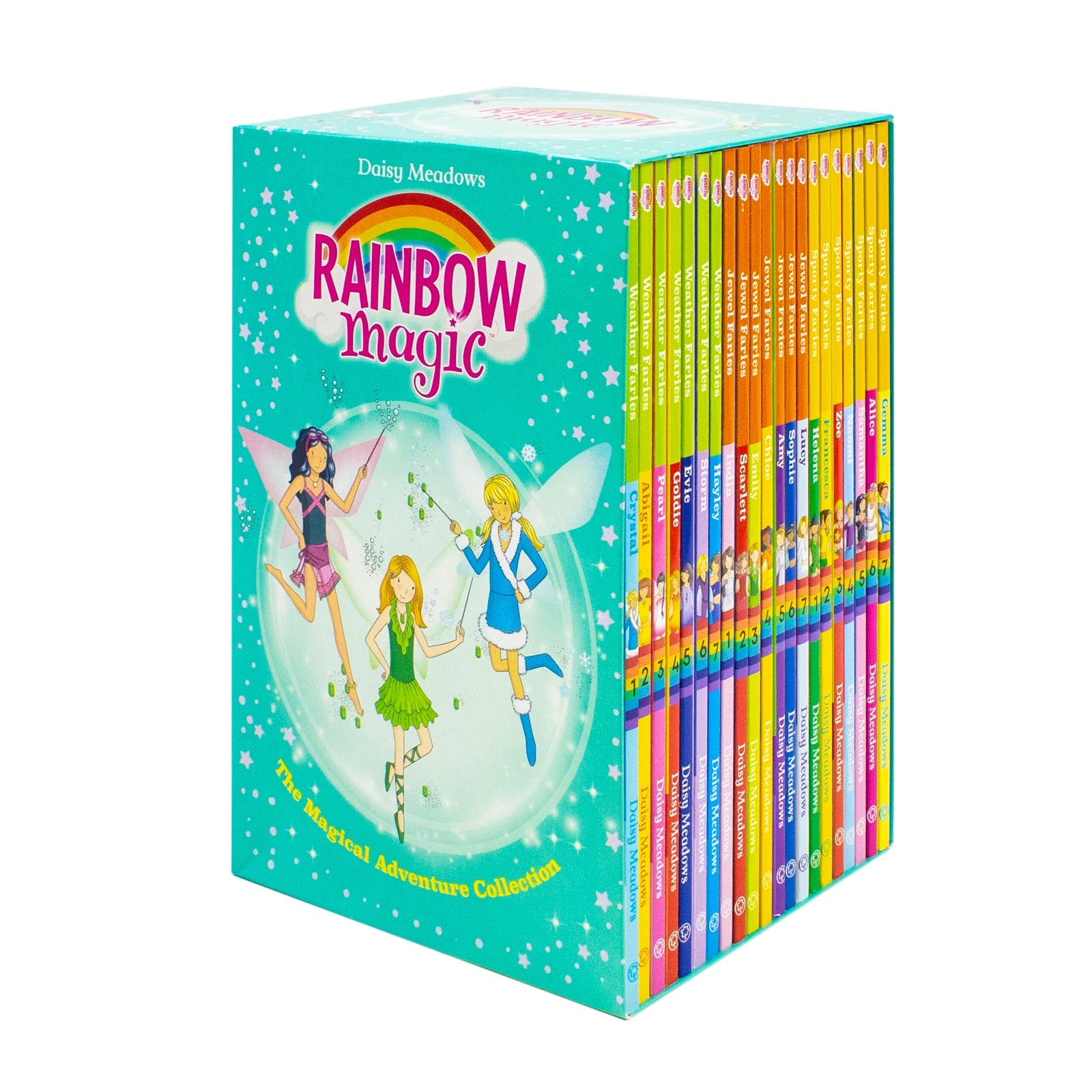 Rainbow Magic The Magical Adventure Collection 21-Book Set Including 3 Series– Sporty, Jewel & Weather Fairies | Magical Early Chapter Books for Girls Ages 5–9 | Fun, Collectible Reading Series