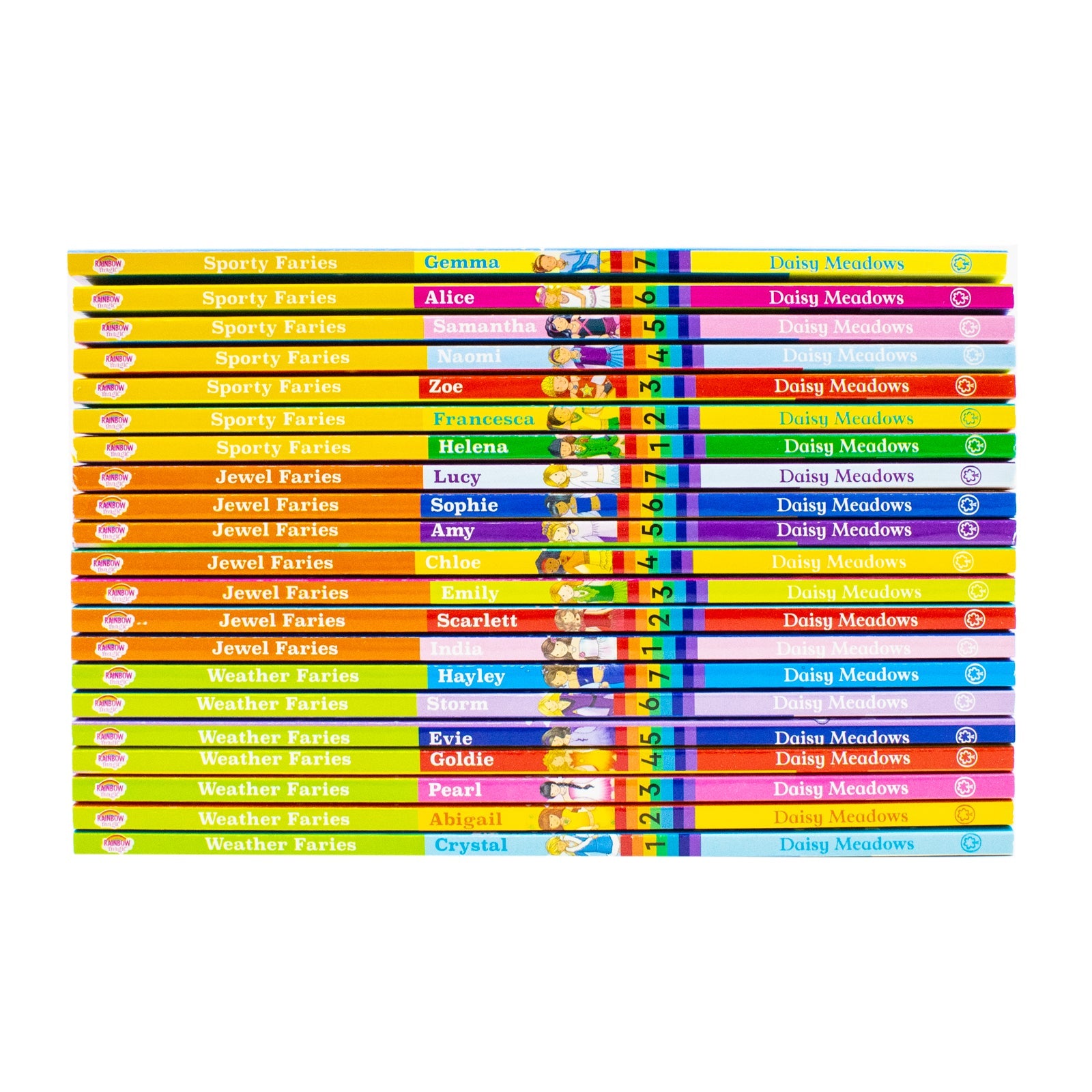 Rainbow Magic The Magical Adventure Collection 21-Book Set Including 3 Series– Sporty, Jewel & Weather Fairies | Magical Early Chapter Books for Girls Ages 5–9 | Fun, Collectible Reading Series