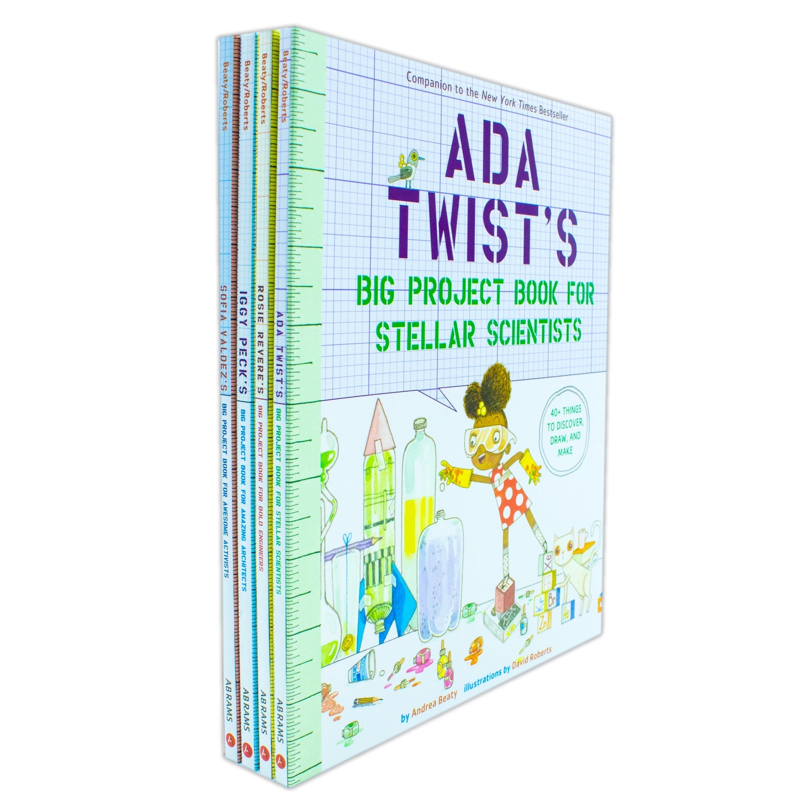 The Questioneers Big Project Book (Paperback) Collection by Andrea Beaty | Creative STEM Activities, Drawing, Puzzles, Games & Fun Learning for Kids