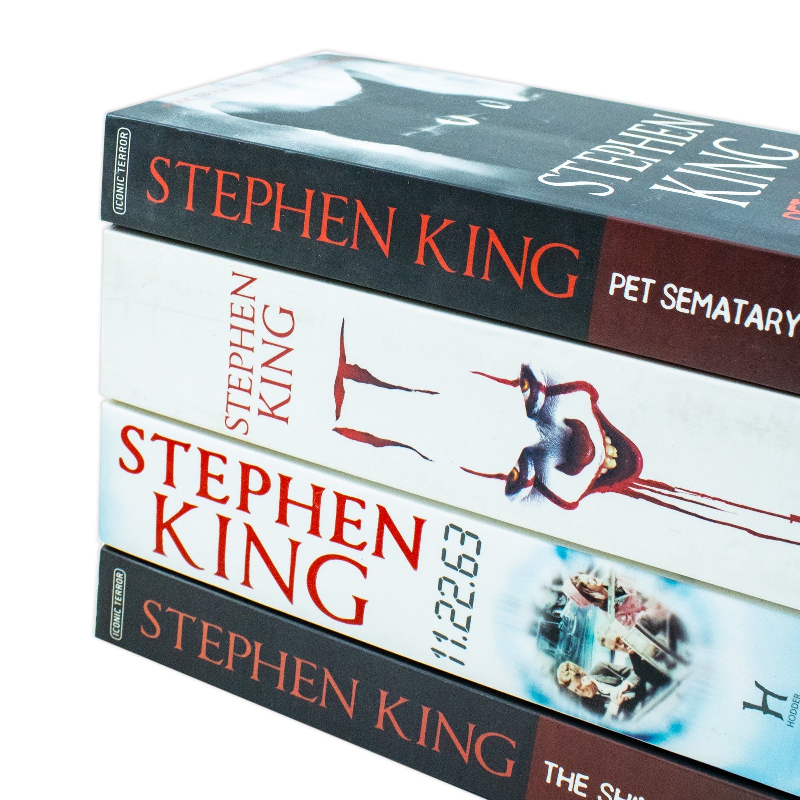 Stephen King 4 Book Set [ Pet Sematary, The Shining, It, 11.22.63 ]