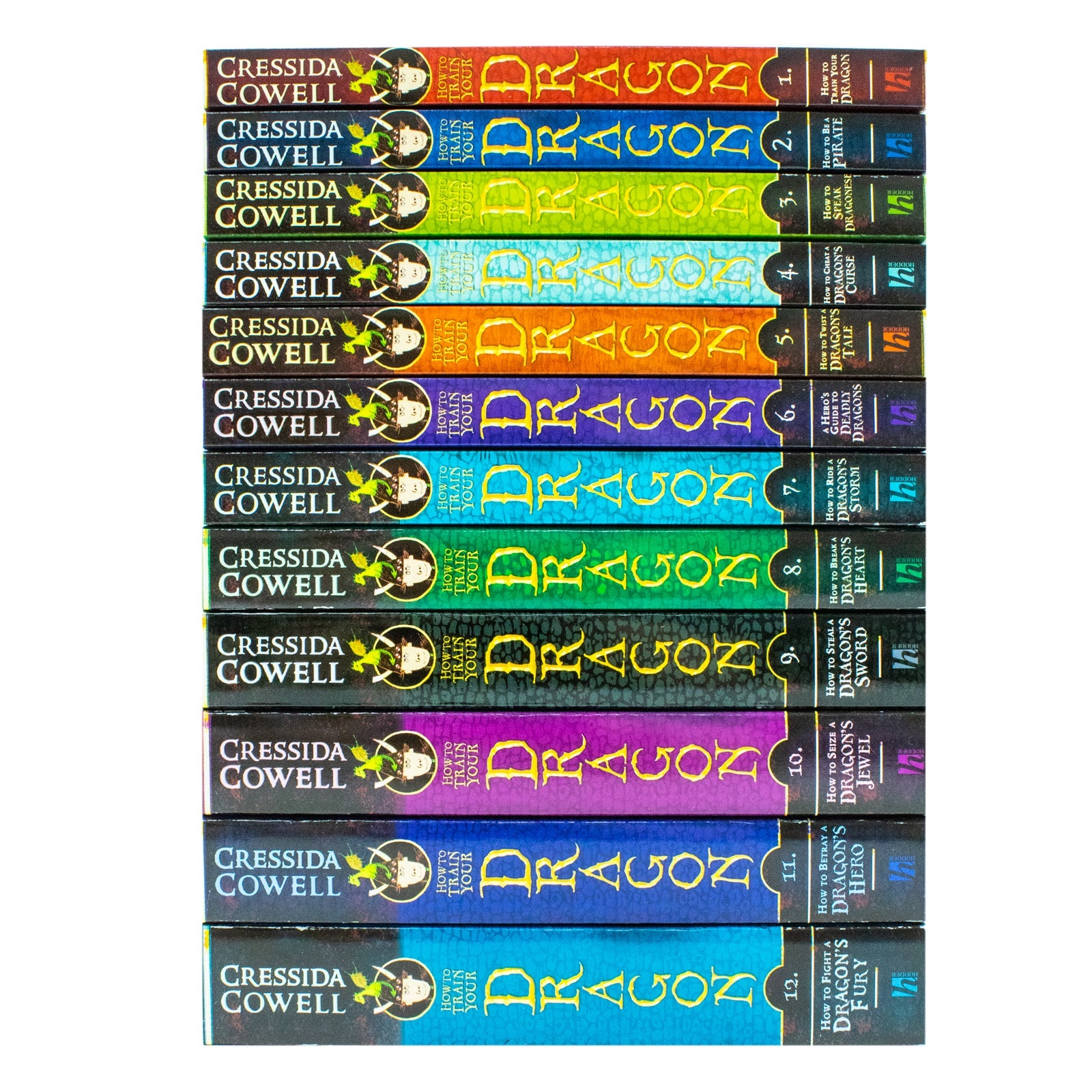 How to Train Your Dragon 12 Books Collection Set By Cressida Cowell
