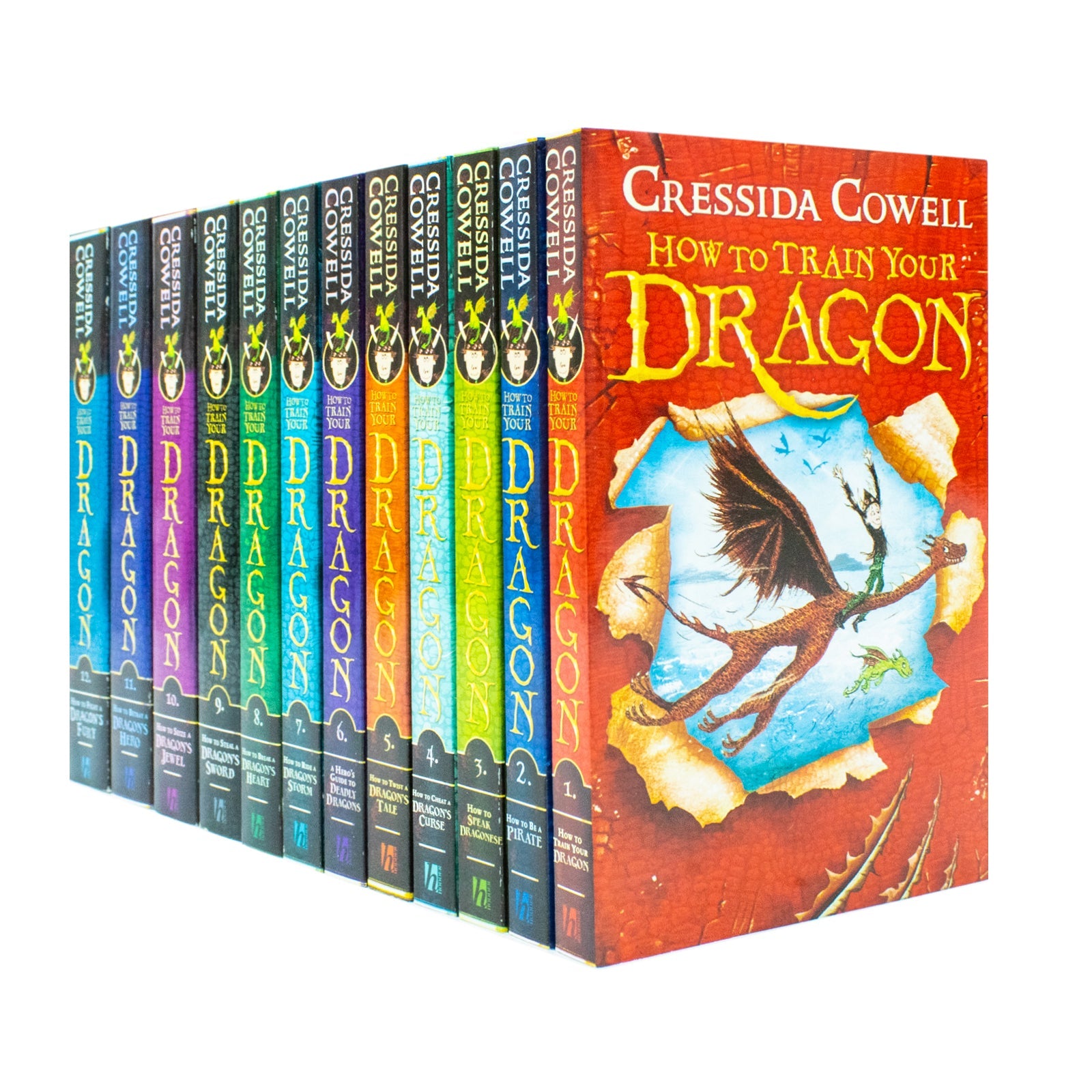美品How to Train Your Dragon 12 books set How to Train Your Dragon 12 Books Collection Set By Cressida Cowell