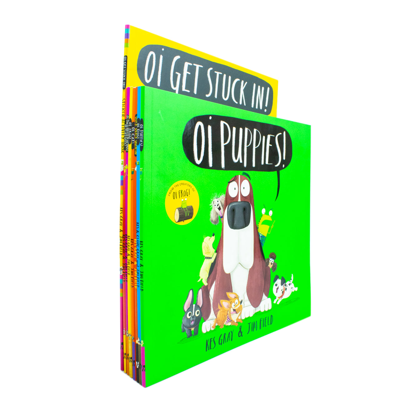 Oi Frog and Friends 8 Books Collection Set By Kes Gray (Oi Aardvark.Oi Puppies, Oi Dog, Quick Quack Quentin, Oi Cat, Oi Frog, Oi Duck-Billed Platypus , Oi Get Stuck In)