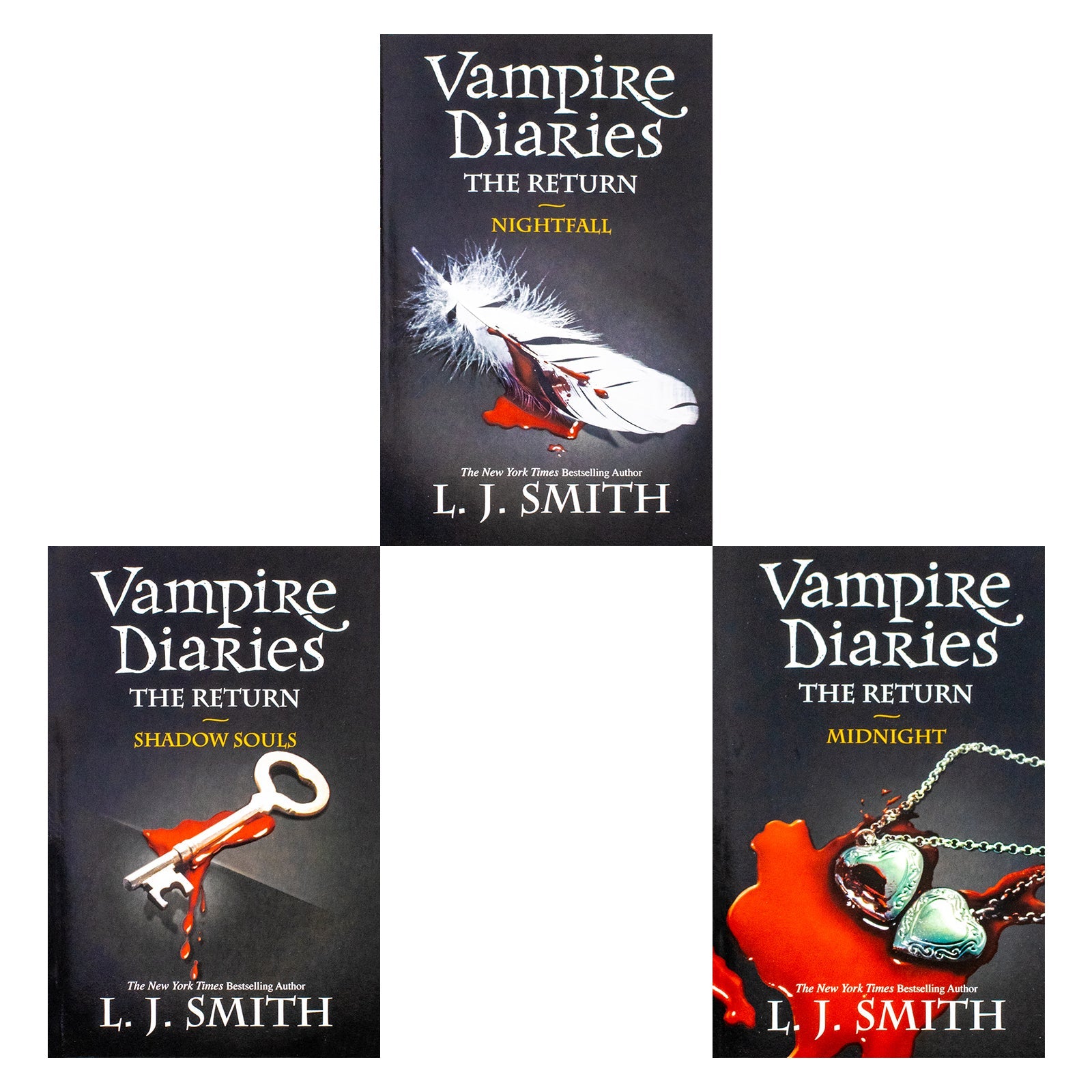 Vampire Diaries The Return 3 Books Set By L J Smith (5 To 7)