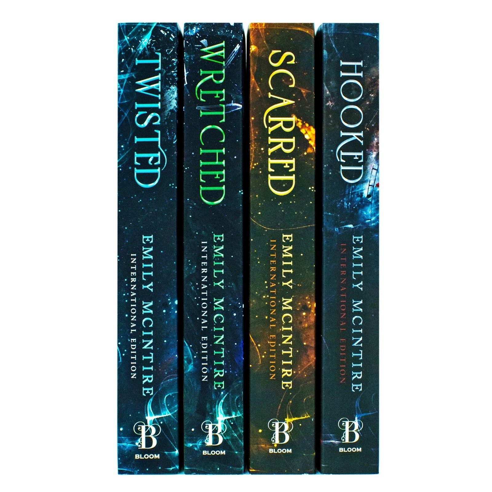 Emily McIntire Never After Series Collection – 4 Book Set Hooked,Scarred, Wretched, Twisted | Romance Fiction & Love Stories for Young Adults Ages 12+